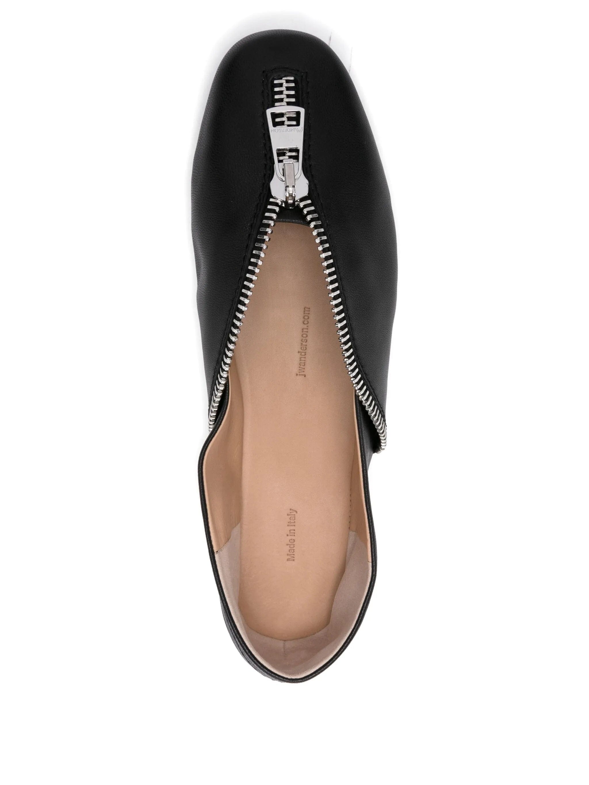 JW Anderson zip - detail ballet flats