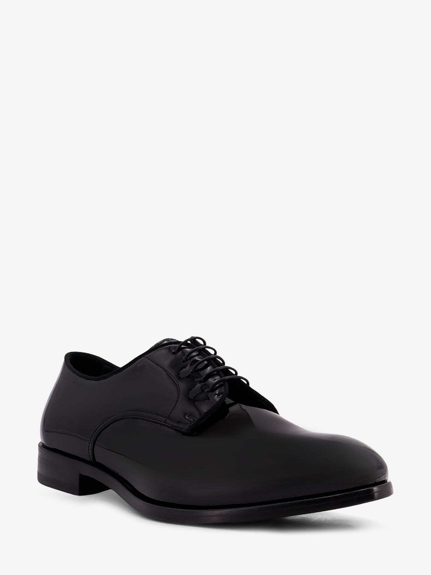 Doucal's Patent leather lace - up