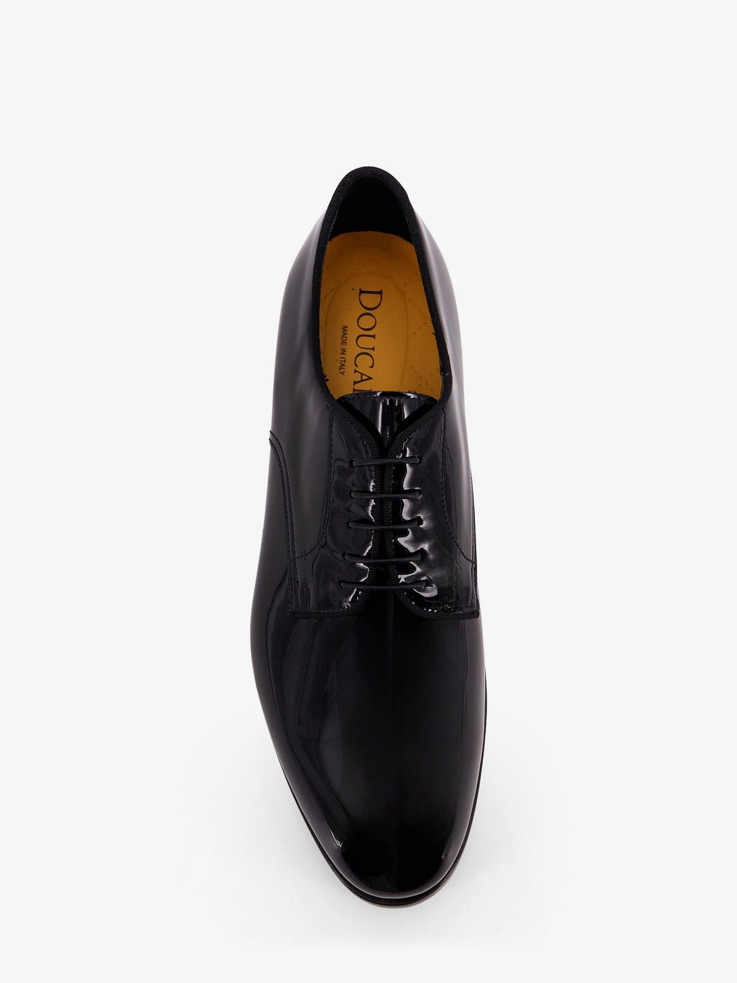 Doucal's Patent leather lace - up
