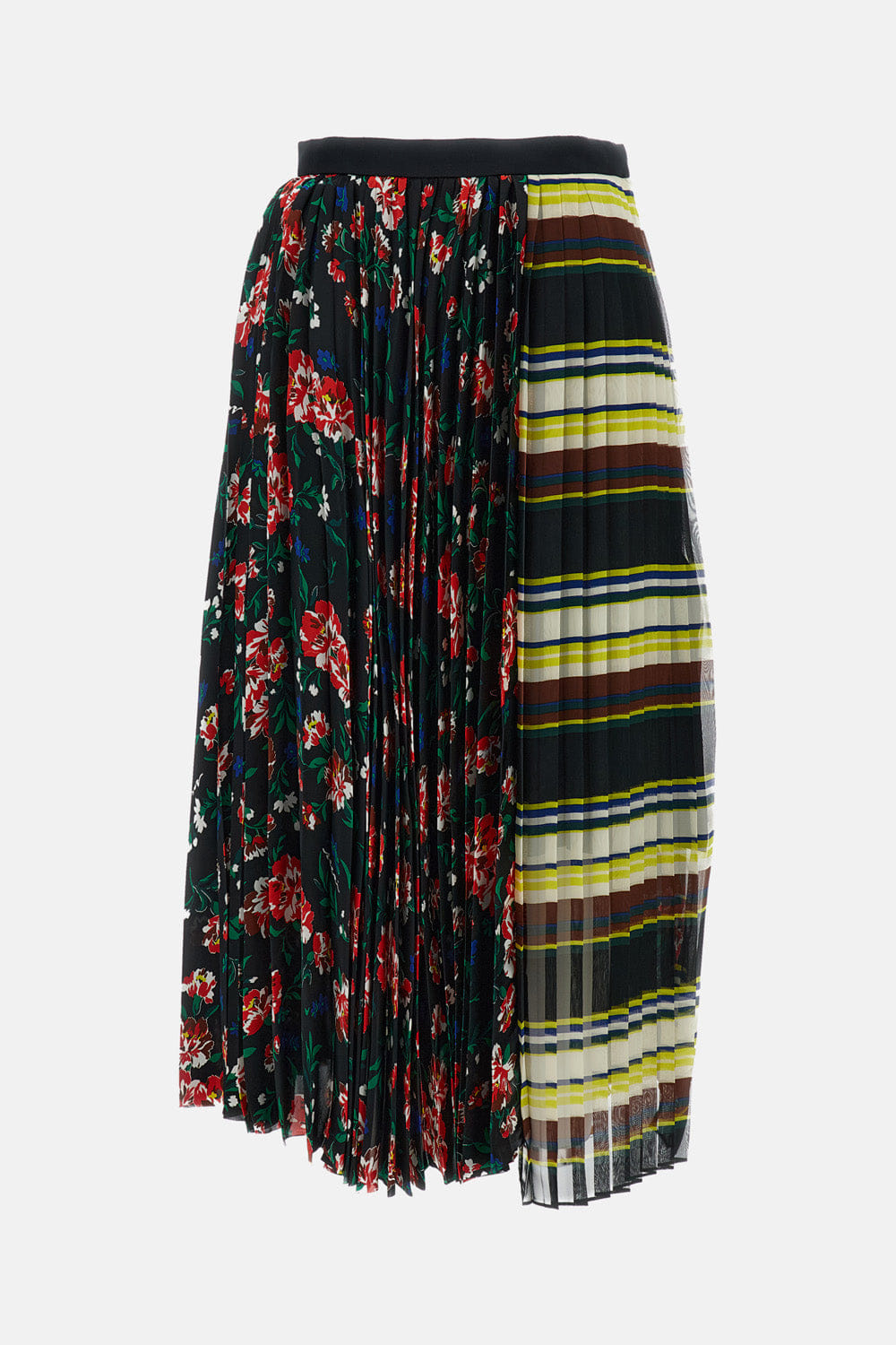 Sacai GONNA A PIEGHE PATTERN MIX