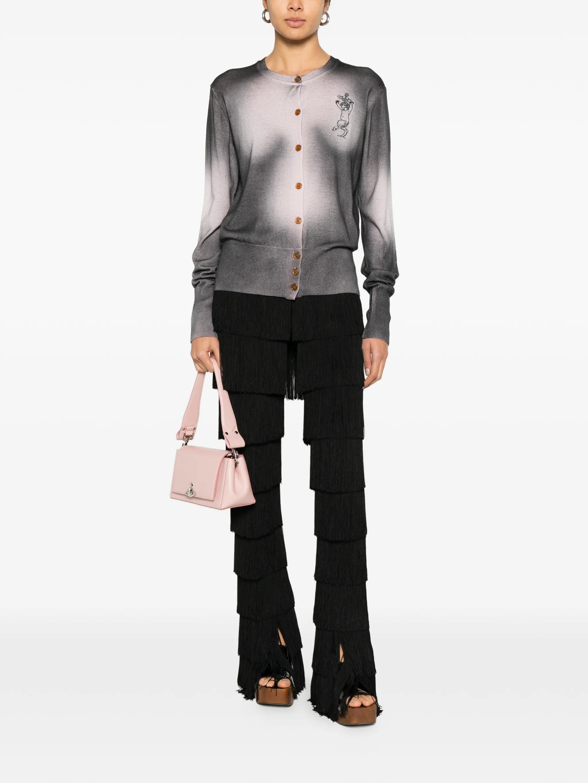 Vivienne Westwood Elle embroidered ombré cardigan
