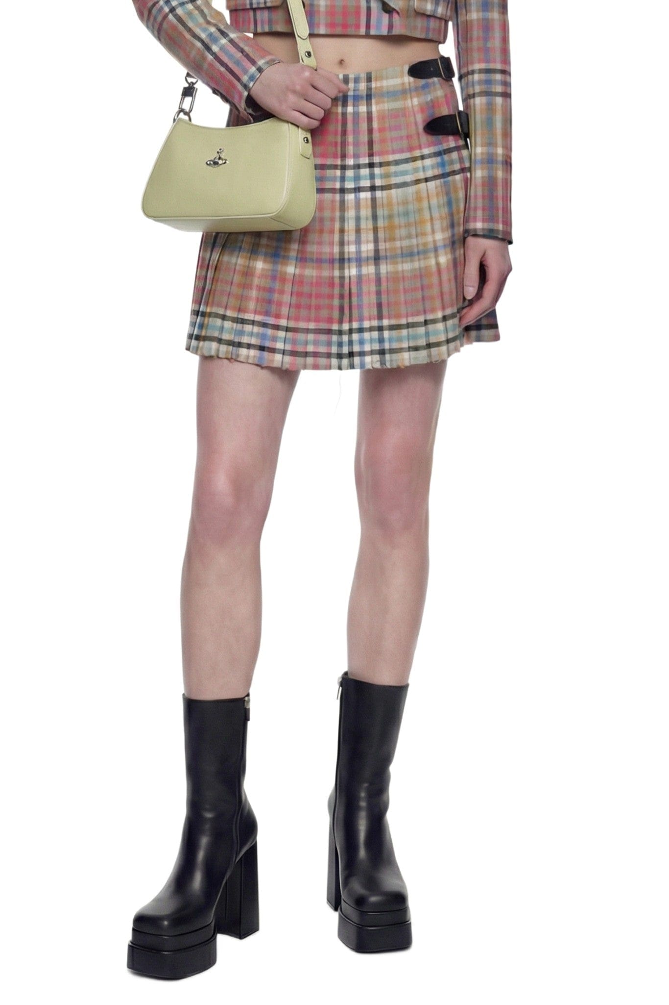 Vivienne Westwood Heather Check Mini Kilt