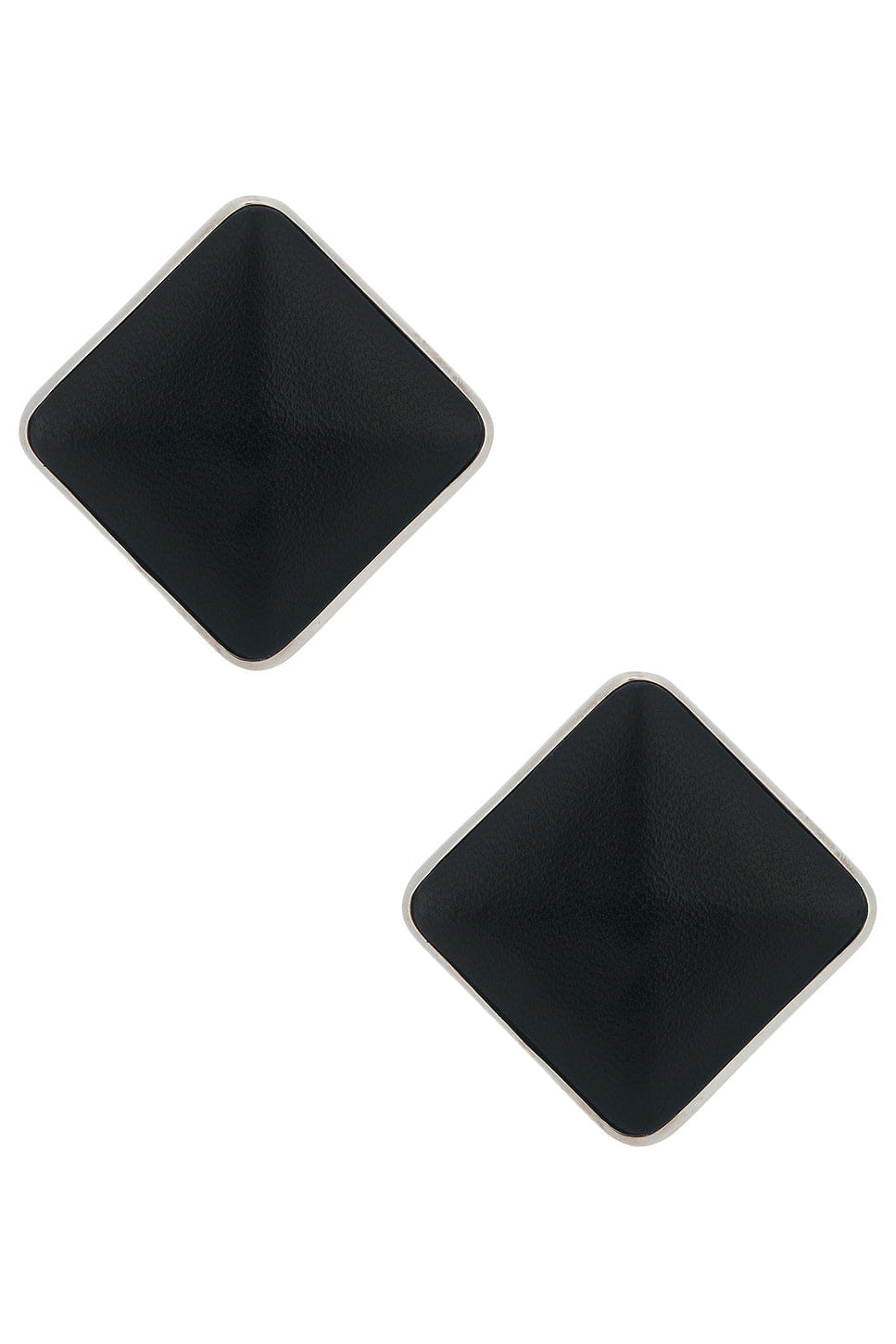 Givenchy Sculpted Asymmetric Leather Earrings