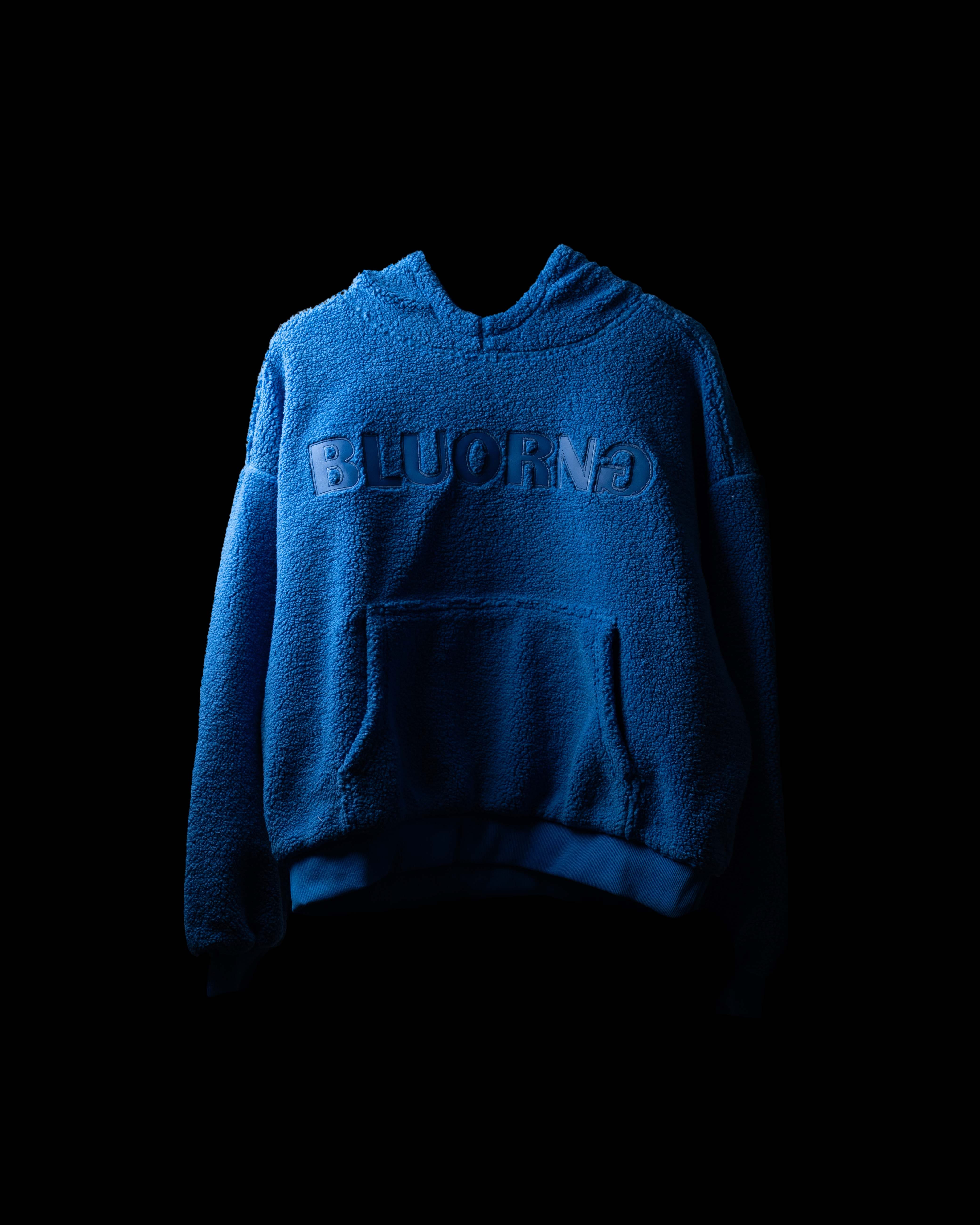 SHERPA Blue Sherpa Hoodie