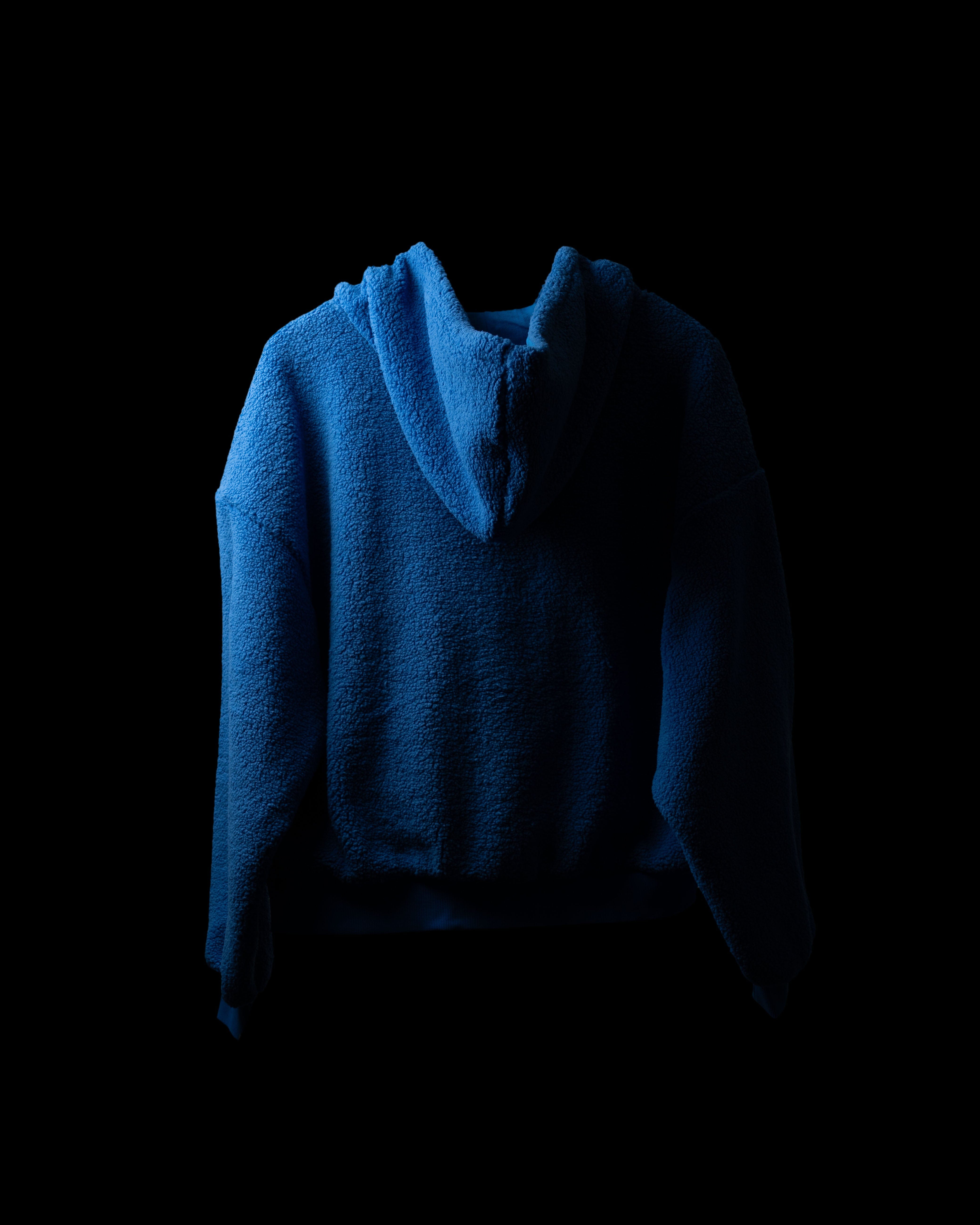 SHERPA Blue Sherpa Hoodie