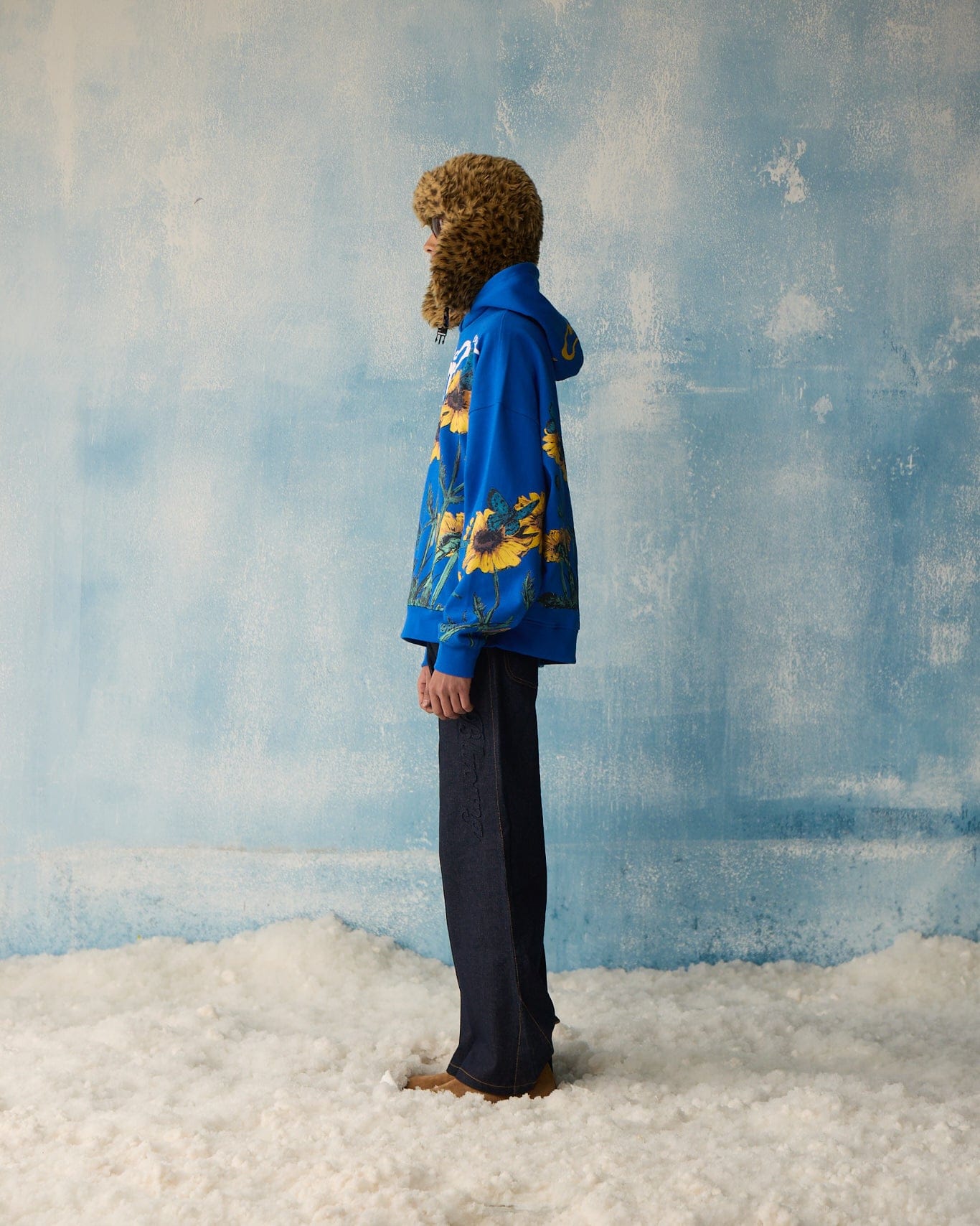 Blue Meadow Blue Hoodie