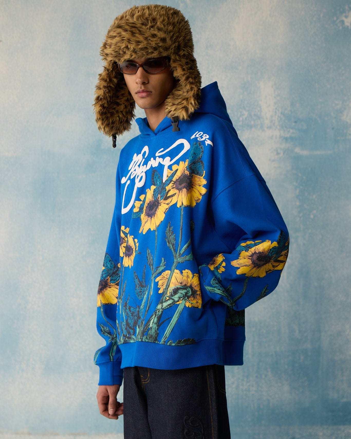 Blue Meadow Blue Hoodie