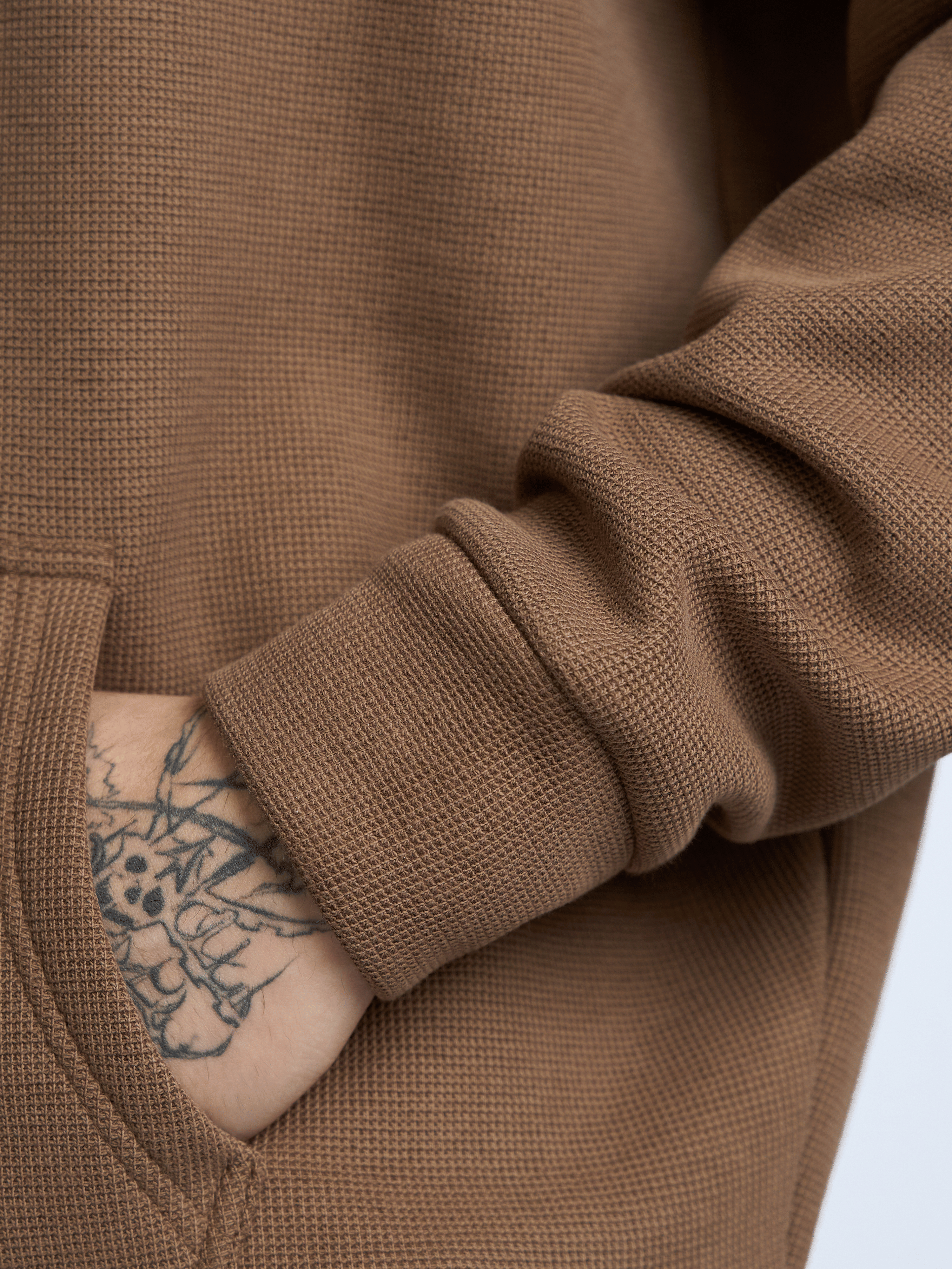 Deadbear Co - ord Hoodie Taupe