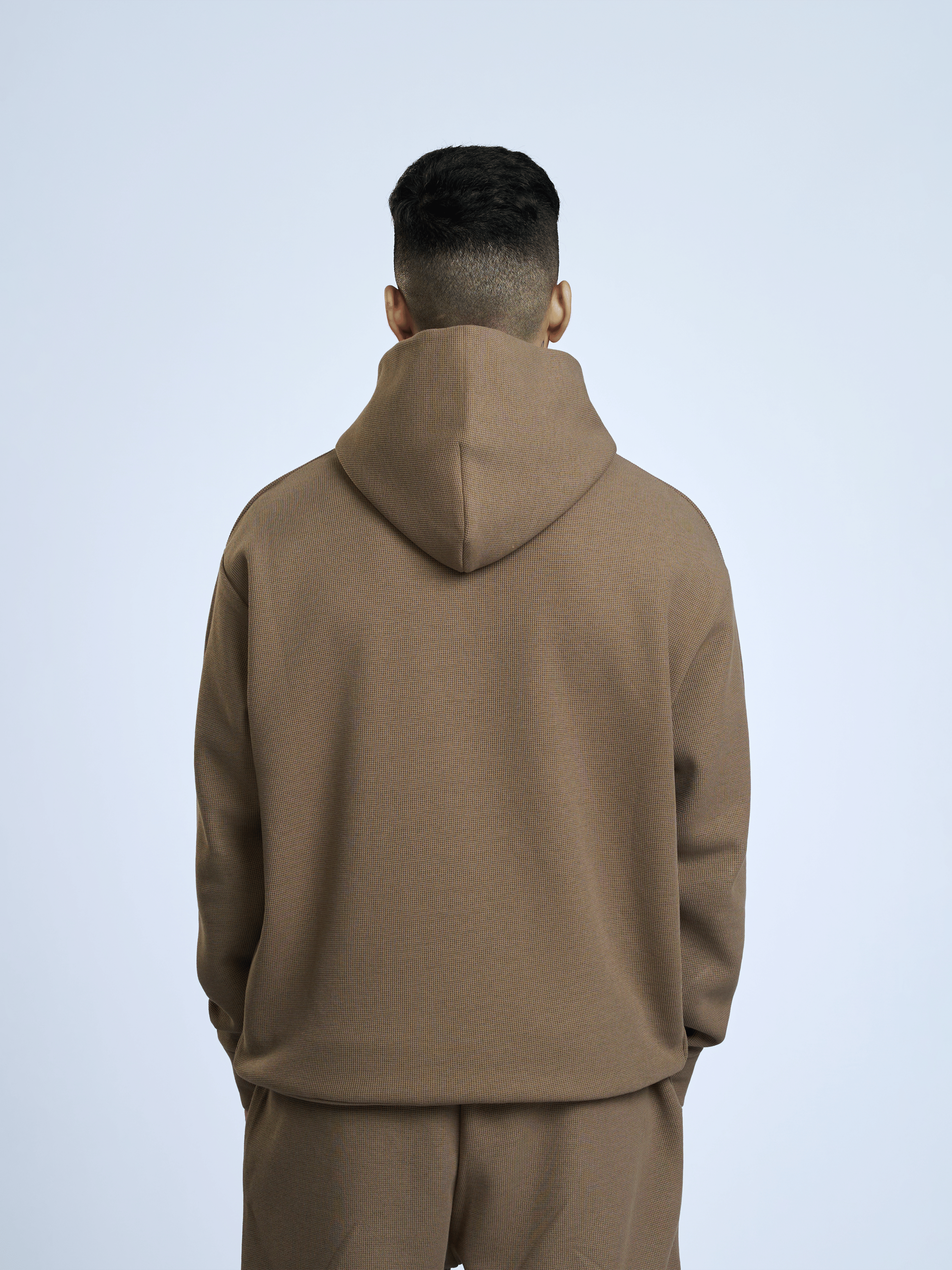 Deadbear Co - ord Hoodie Lt. Brown