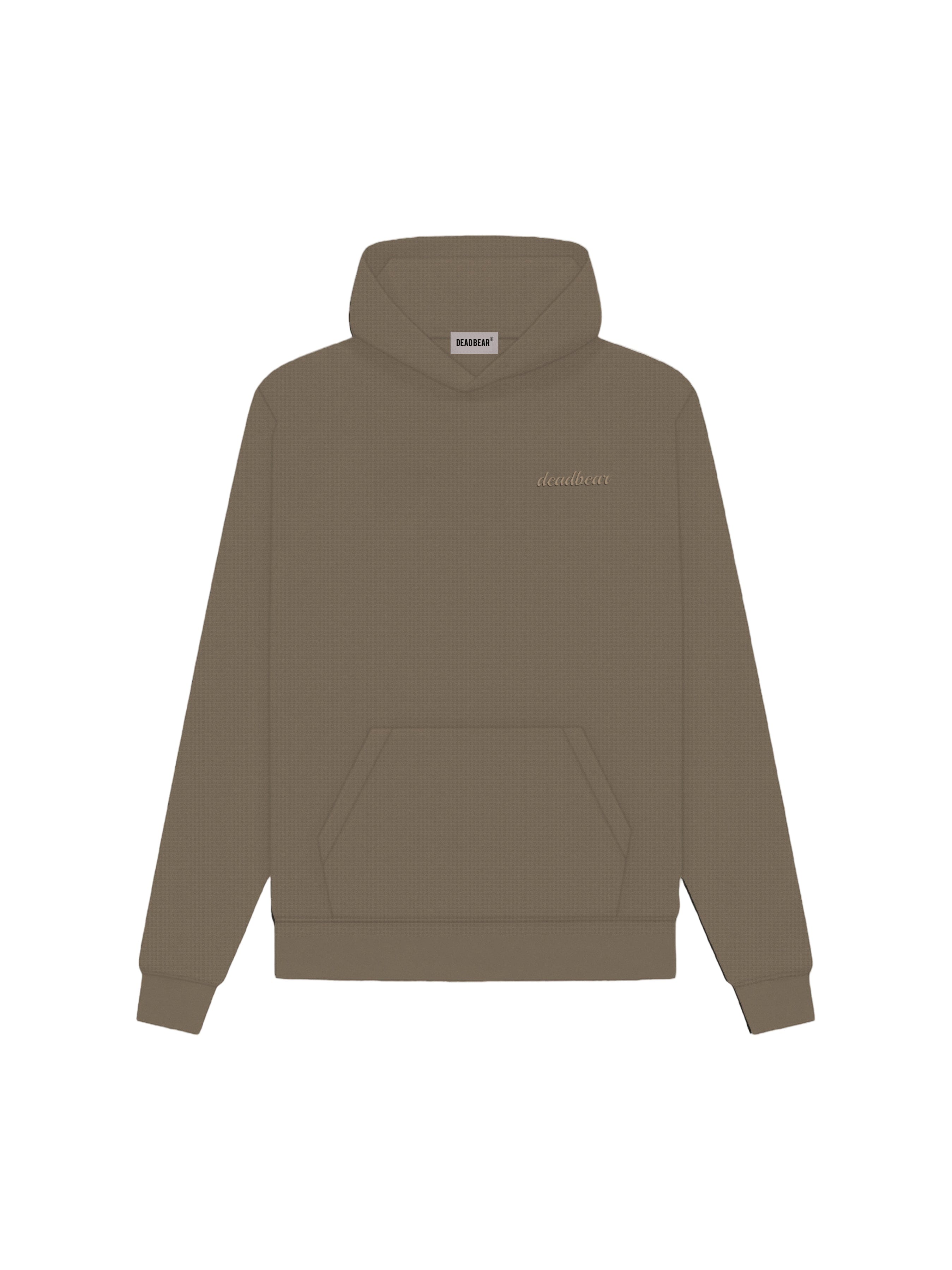 Deadbear Co - ord Hoodie Lt. Brown