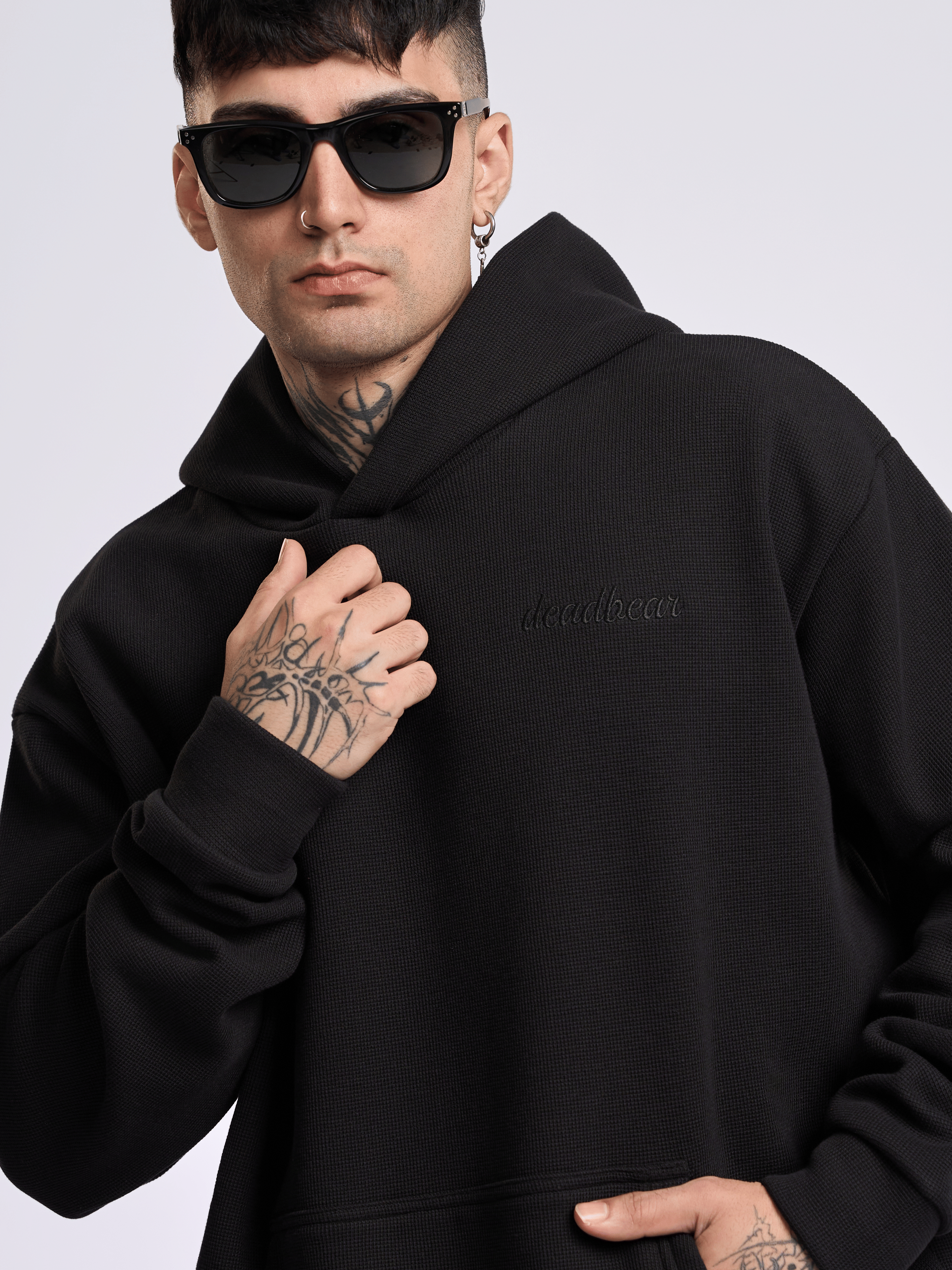 Deadbear Co - ord Hoodie Black