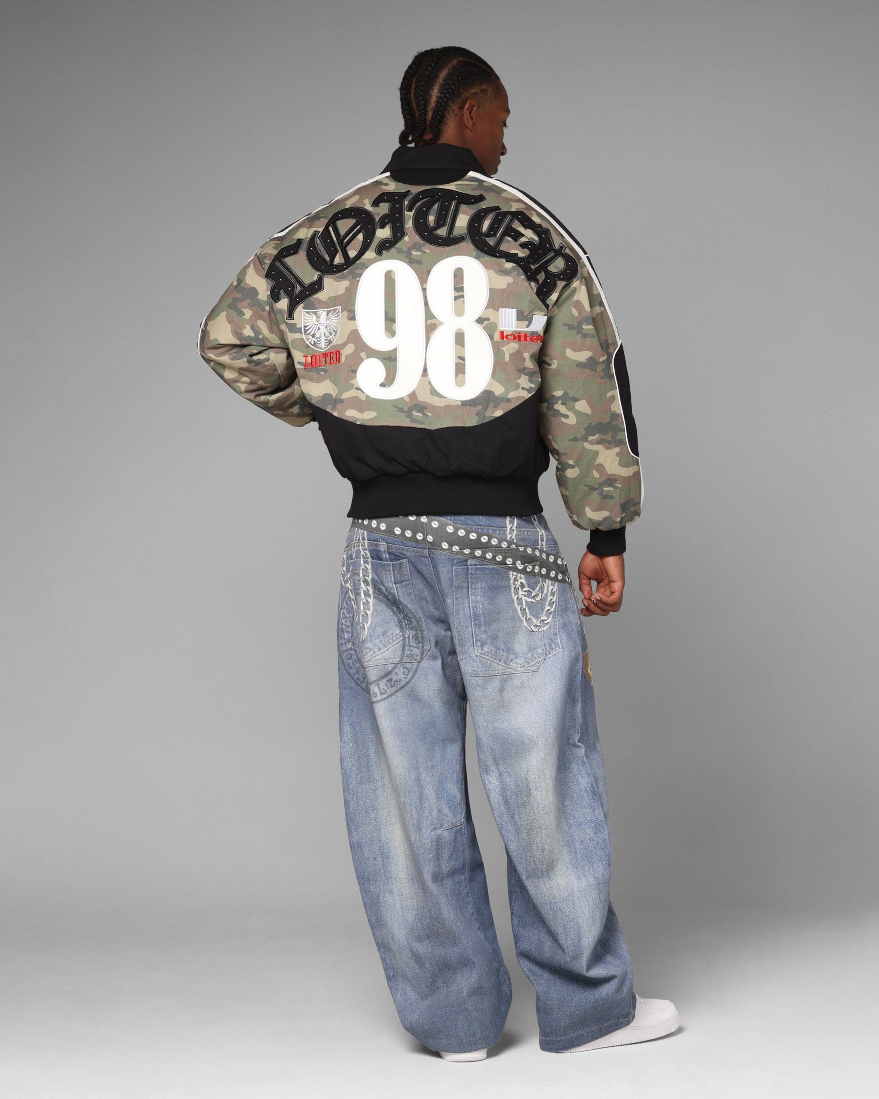 Loiter Enroute Racing Jacket Camo/Black