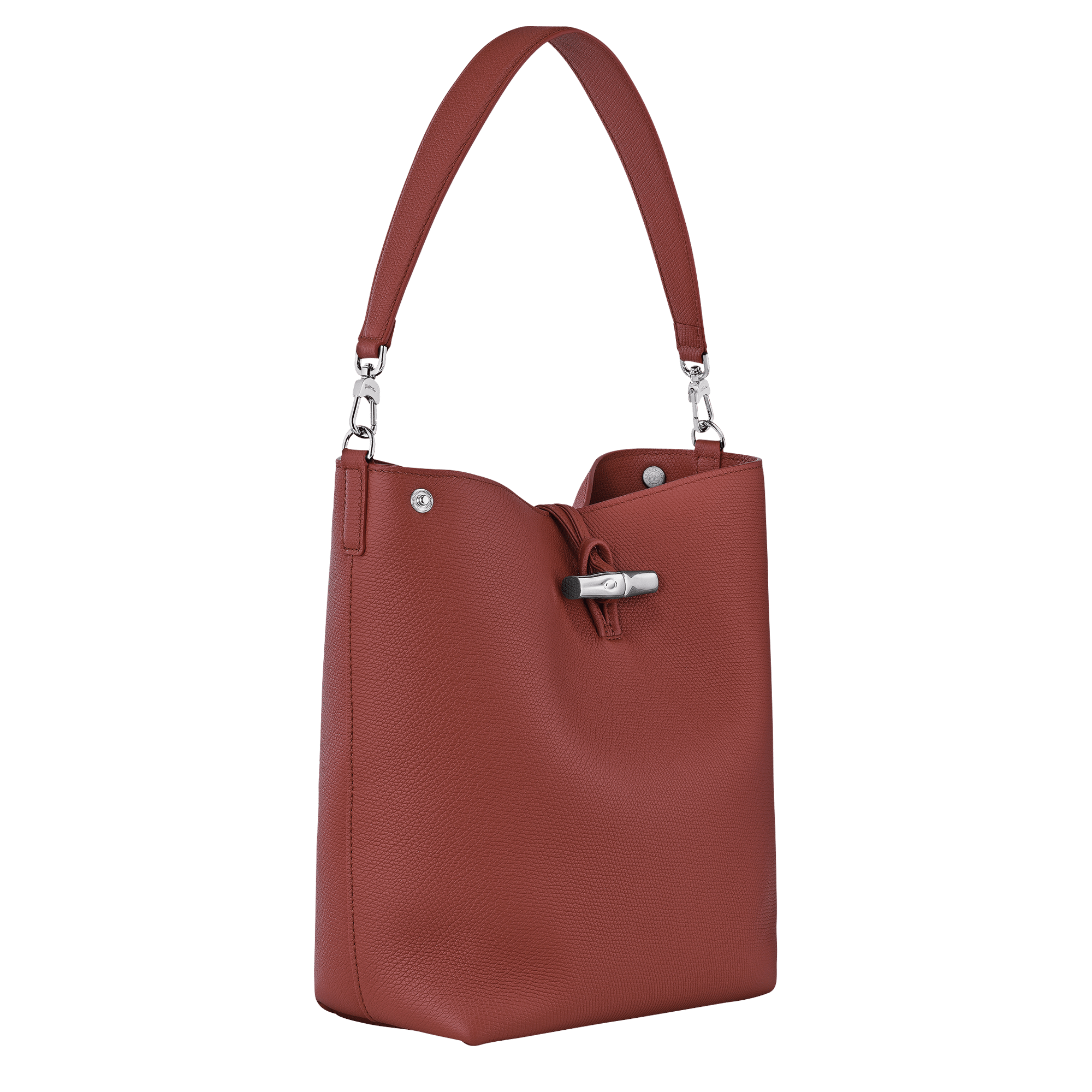 Long Champ Longchamp Le Roseau M Shoulder bag Chestnut