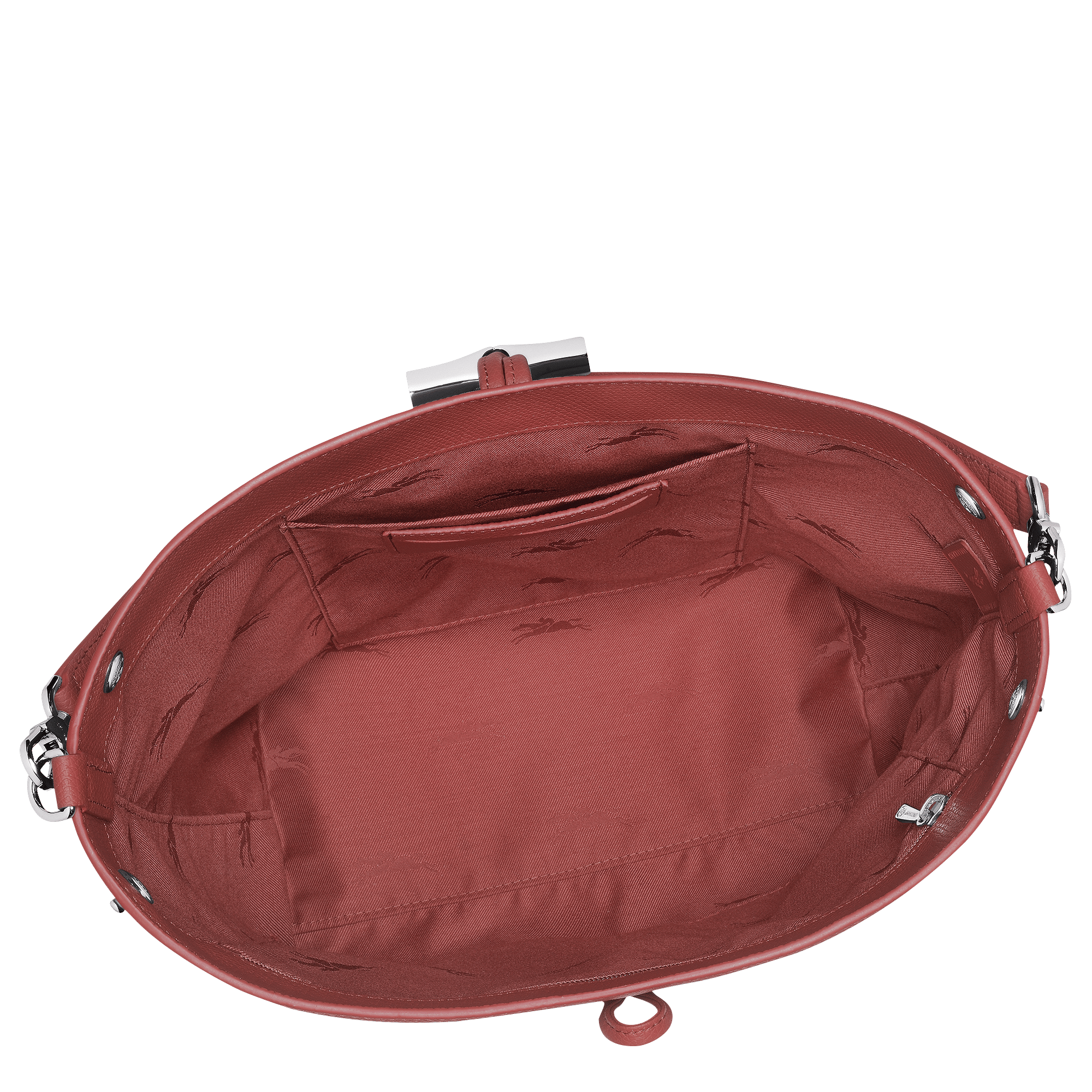 Long Champ Longchamp Le Roseau M Shoulder bag Chestnut
