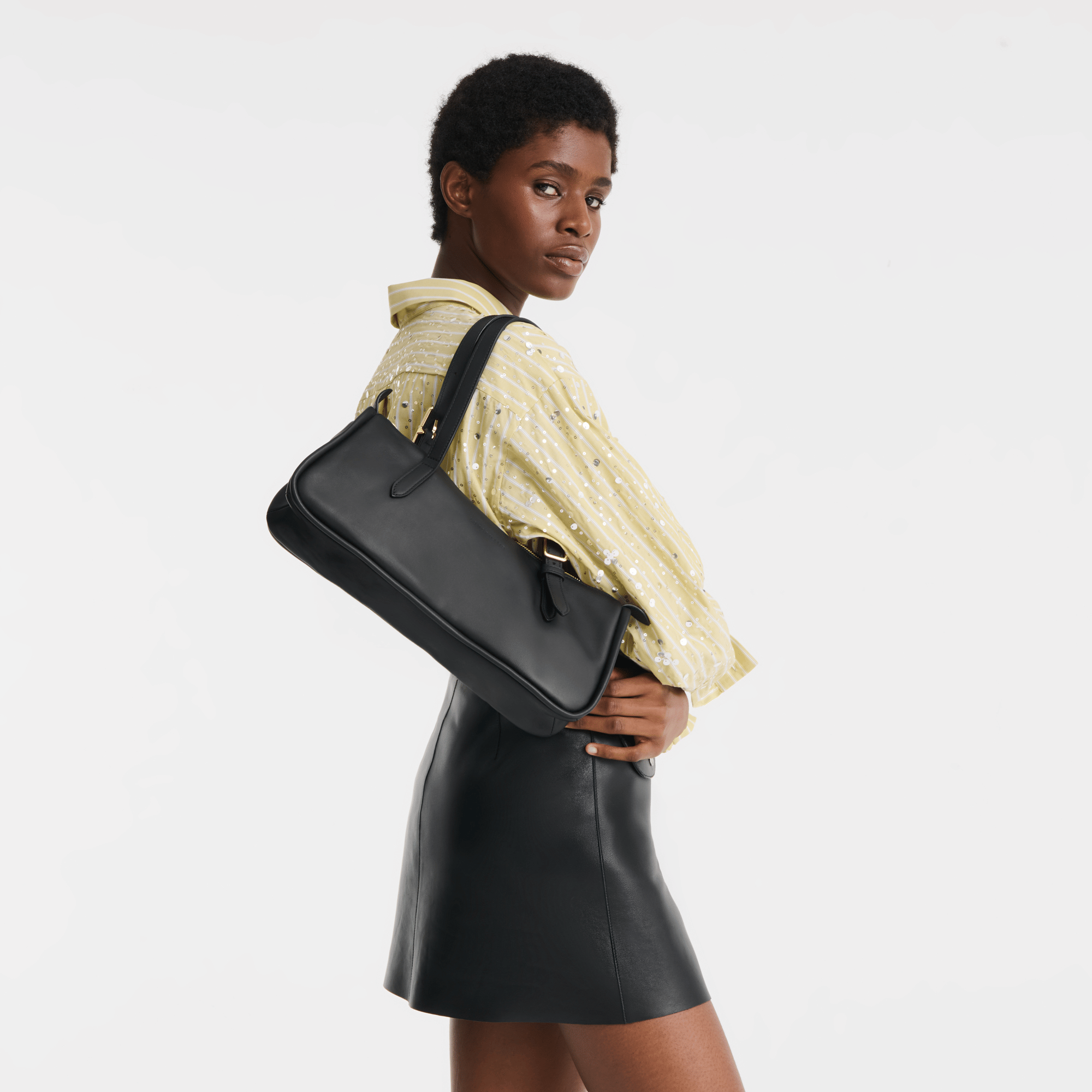 Long Champ Longchamp Looong Shoulder bag Black