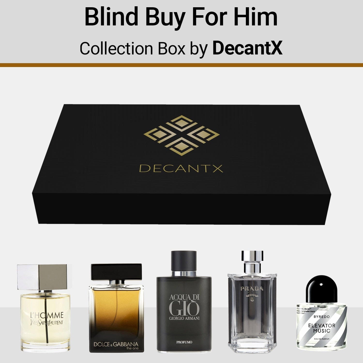 Decantx Blind Buy Cologne Picks for Men - Fragrance Collection Box