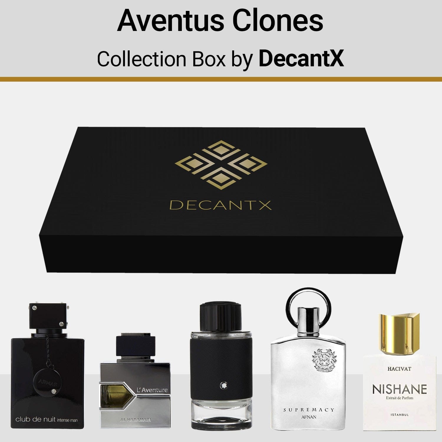 Decantx Top 5 Aventus Clones – Fragrance Collection Box