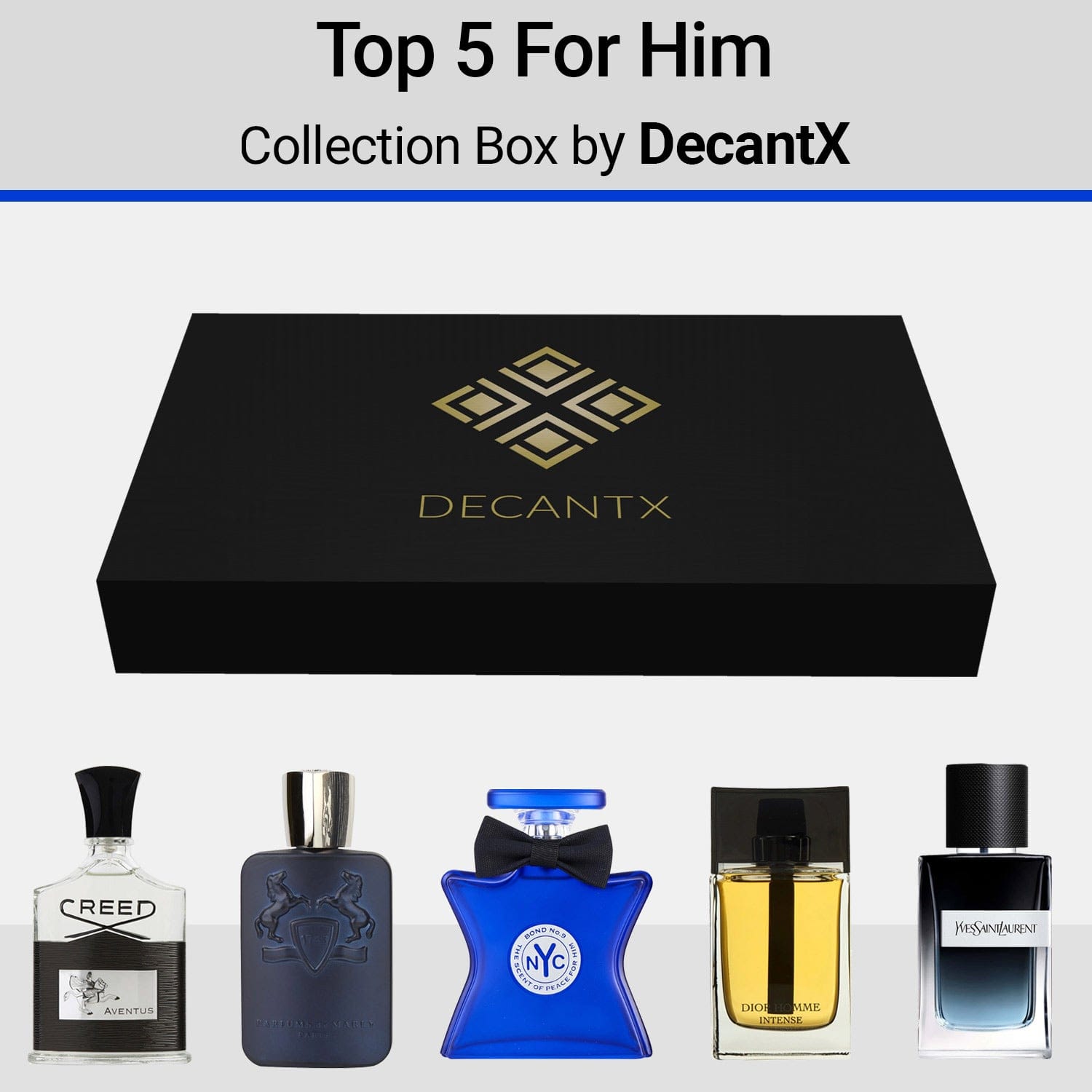 Decantx Editors Top 5 Cologne Picks for Men - Fragrance Collection Box