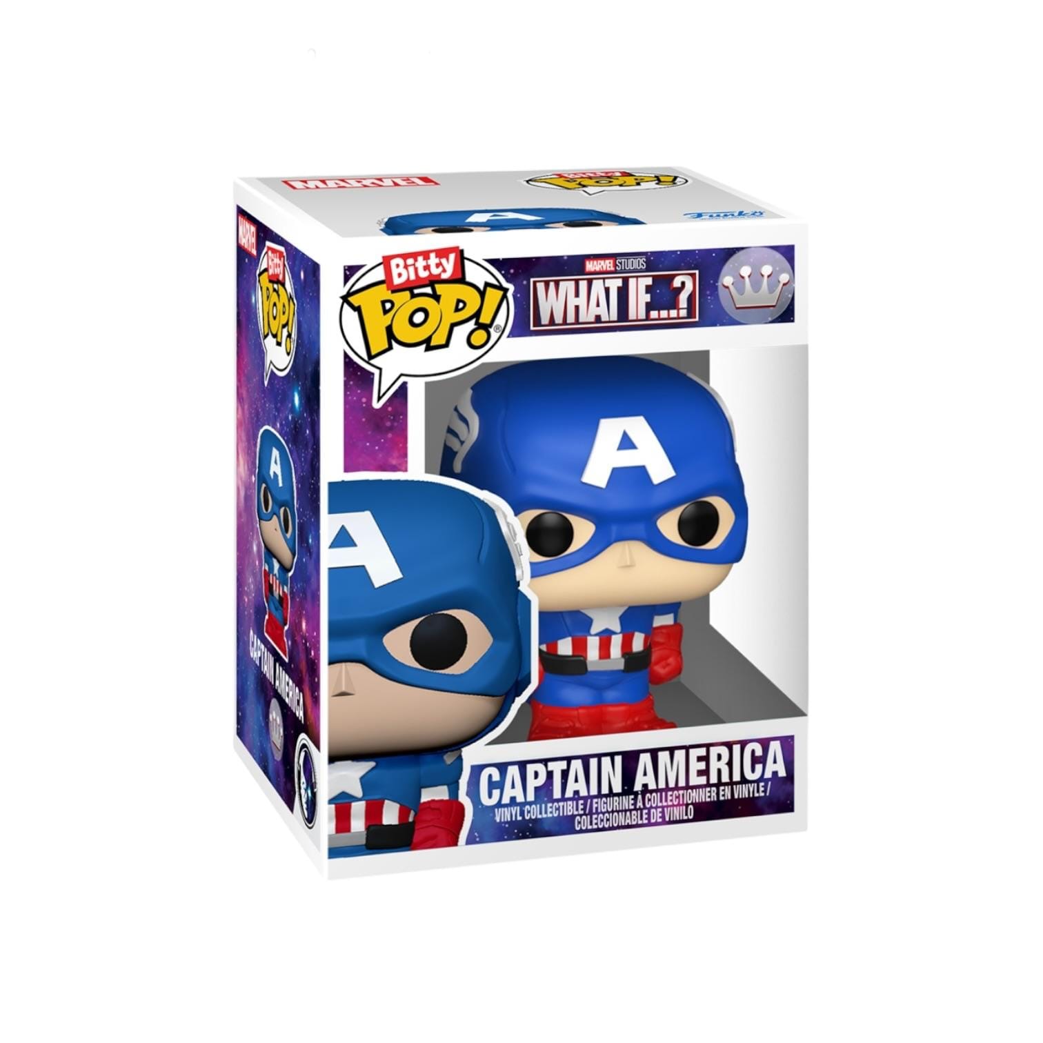 Funko Pop! Captain America Mech & Captain America Funko Pop! Bitty Bots - What If...?