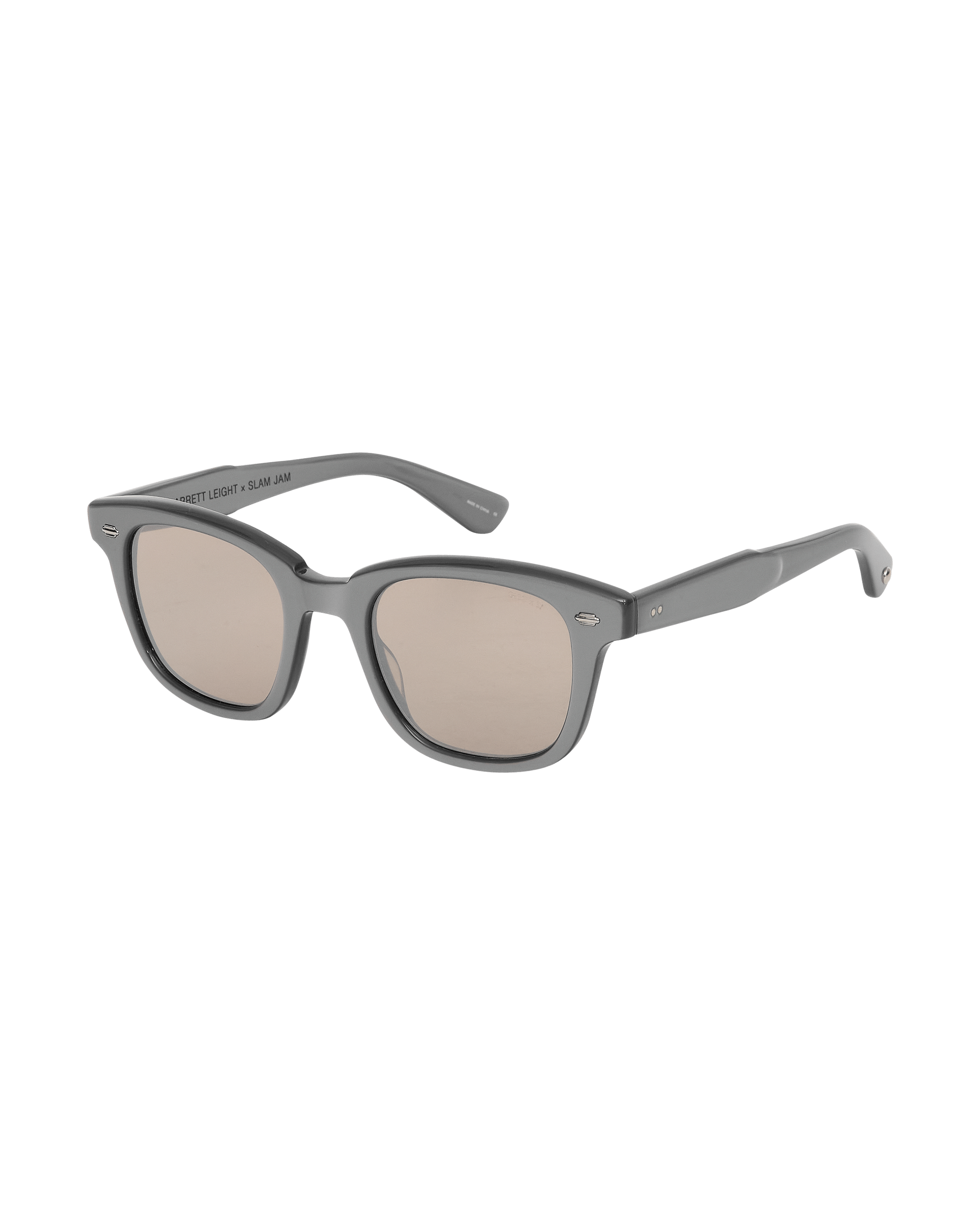 Garrett Leight Slam Jam Calabar Sunglasses Chrome