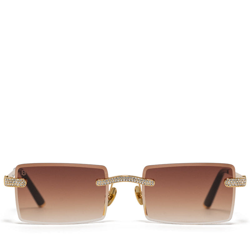 James Oro Iced Authentic - Brown Tint/Gold