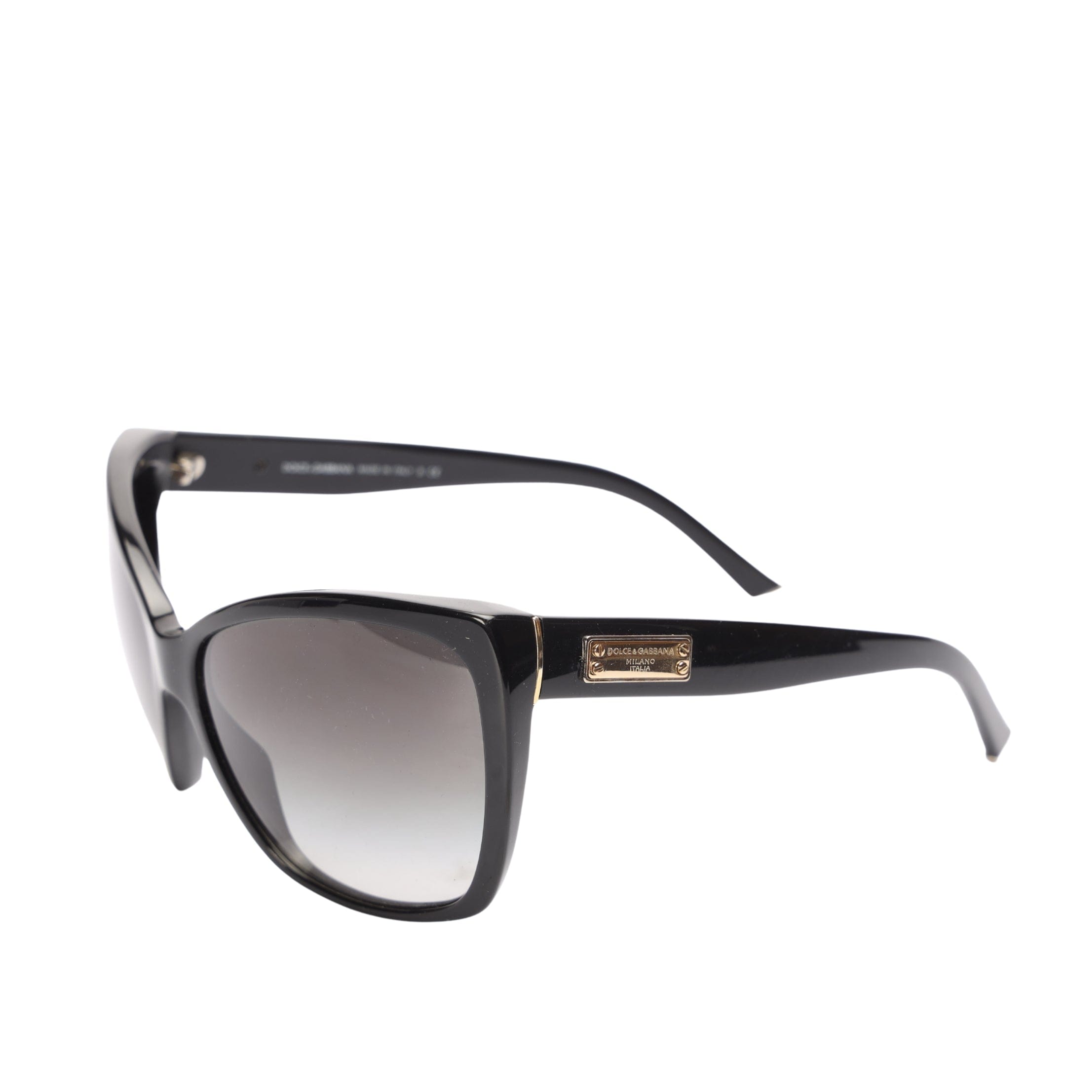 Dolce & Gabanna Dolce & Gabbana Black Oversized Sunglasses