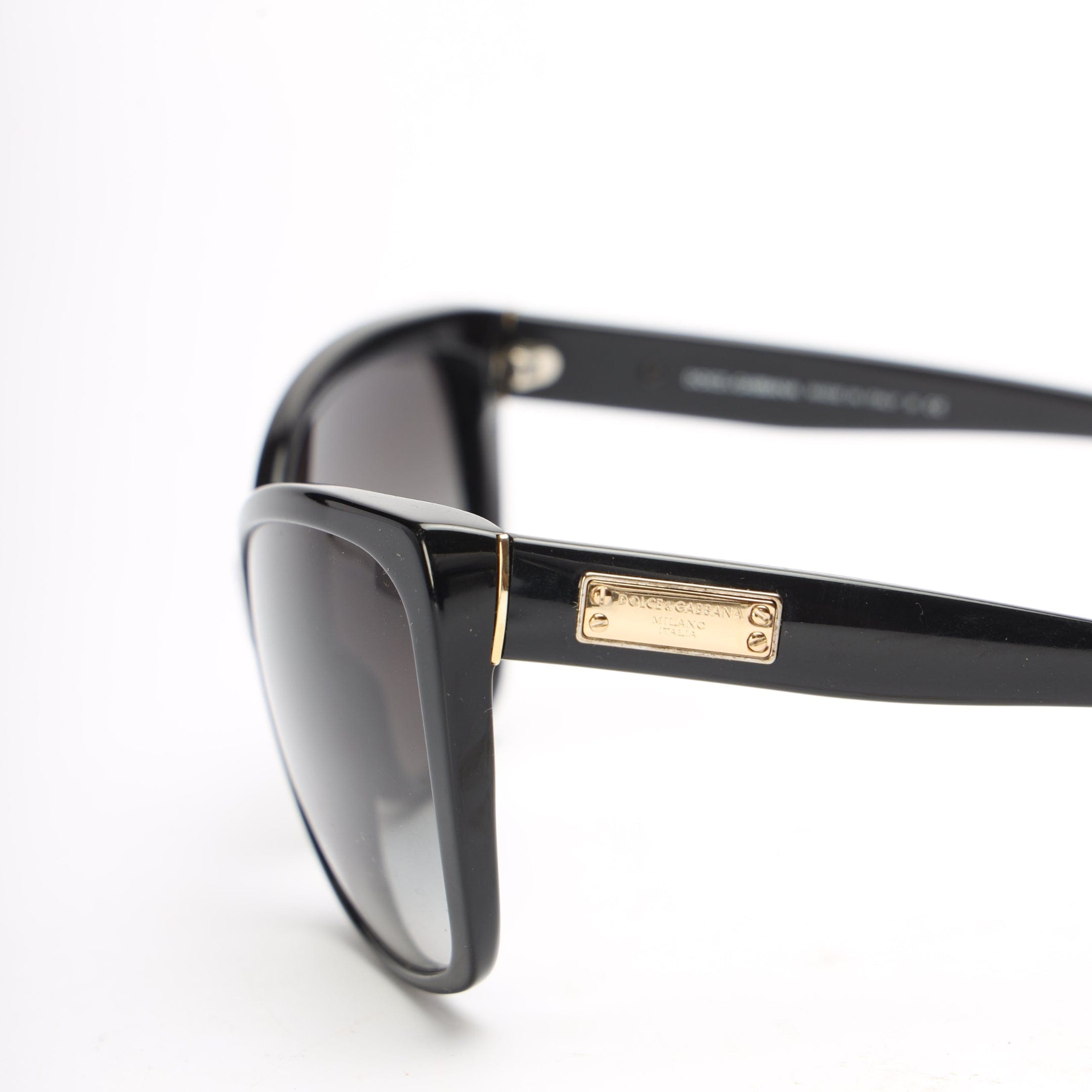 Dolce & Gabanna Dolce & Gabbana Black Oversized Sunglasses