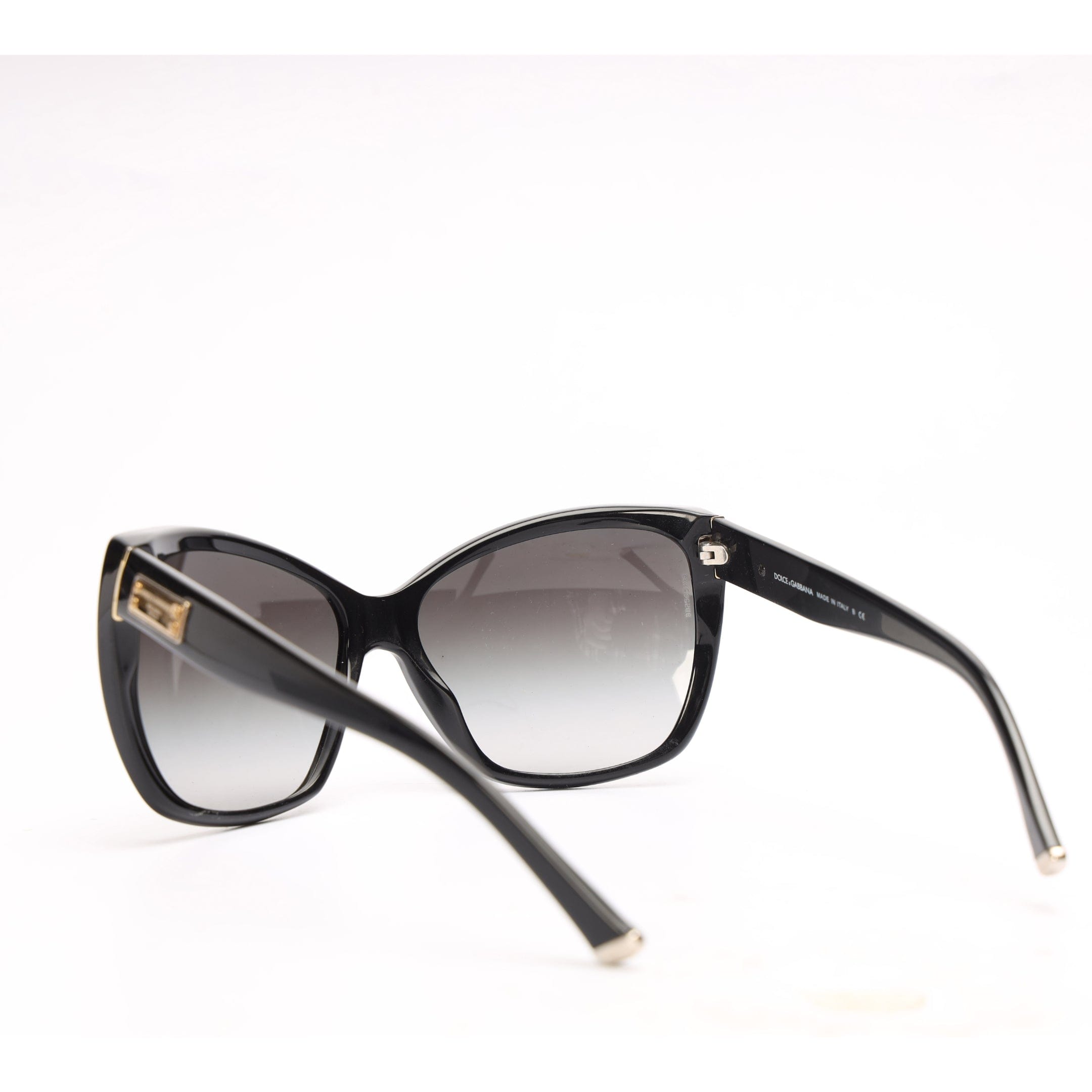 Dolce & Gabanna Dolce & Gabbana Black Oversized Sunglasses
