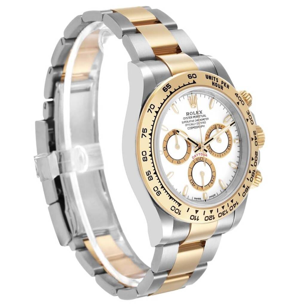 Cosmograph Daytona (Reference 126503). A 40mm yellow gold stainless steel automatic wristwatch with chronograph. 2025