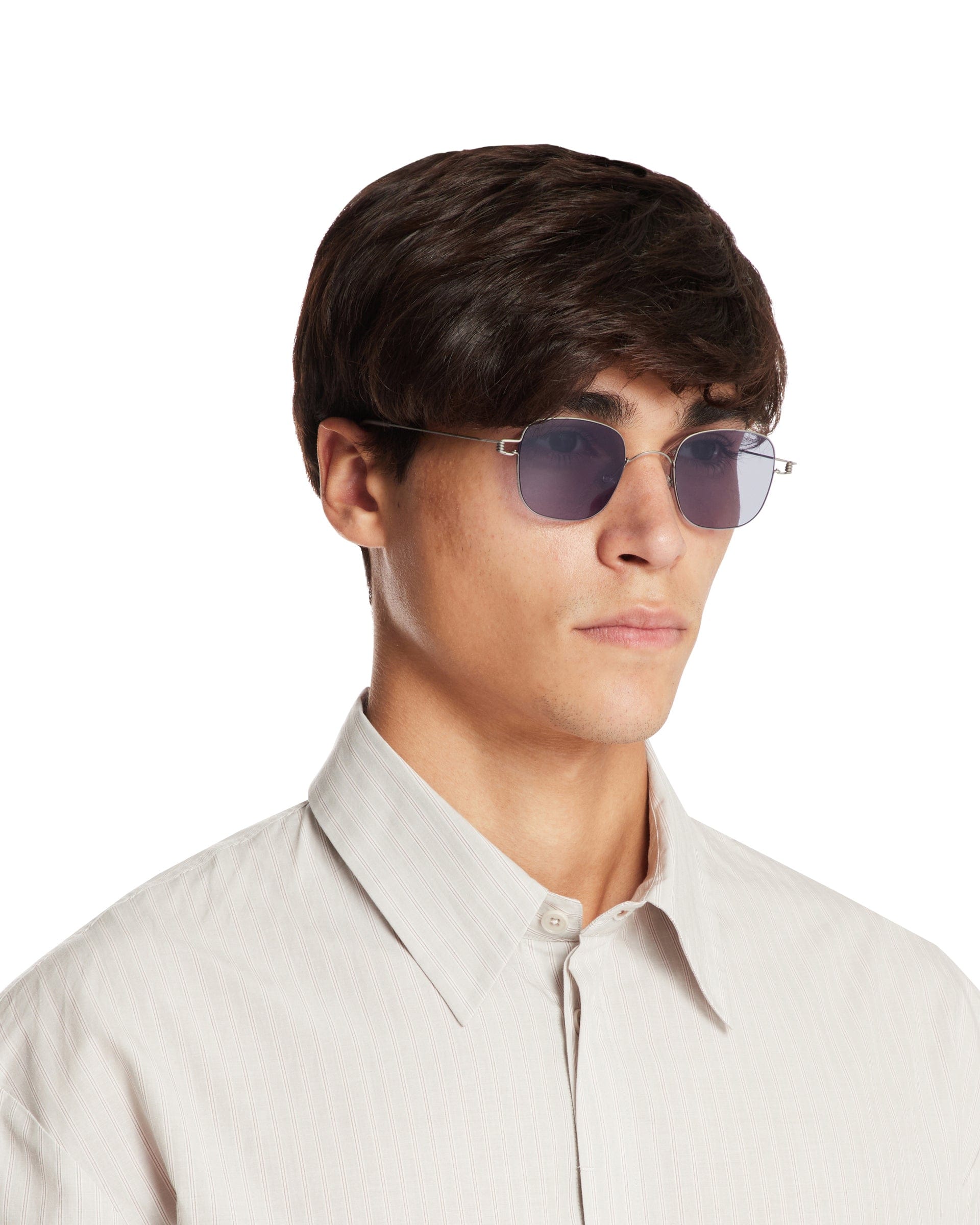 Lindberg Occhiali Da Sole Air Rim Titanium 8216 Argentati