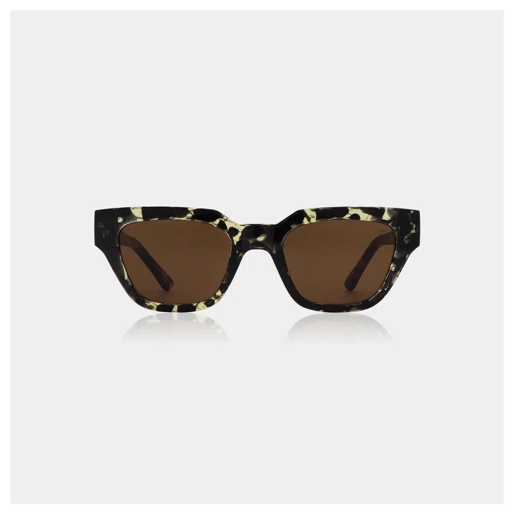 A. Kjaerbede Kaws Sunglasses - Black / Yellow Tortoise