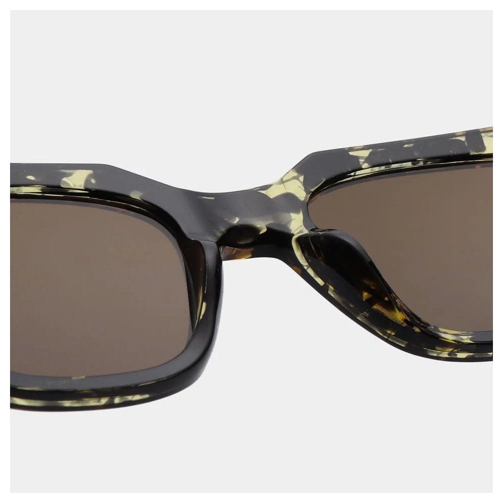 A. Kjaerbede Kaws Sunglasses - Black / Yellow Tortoise