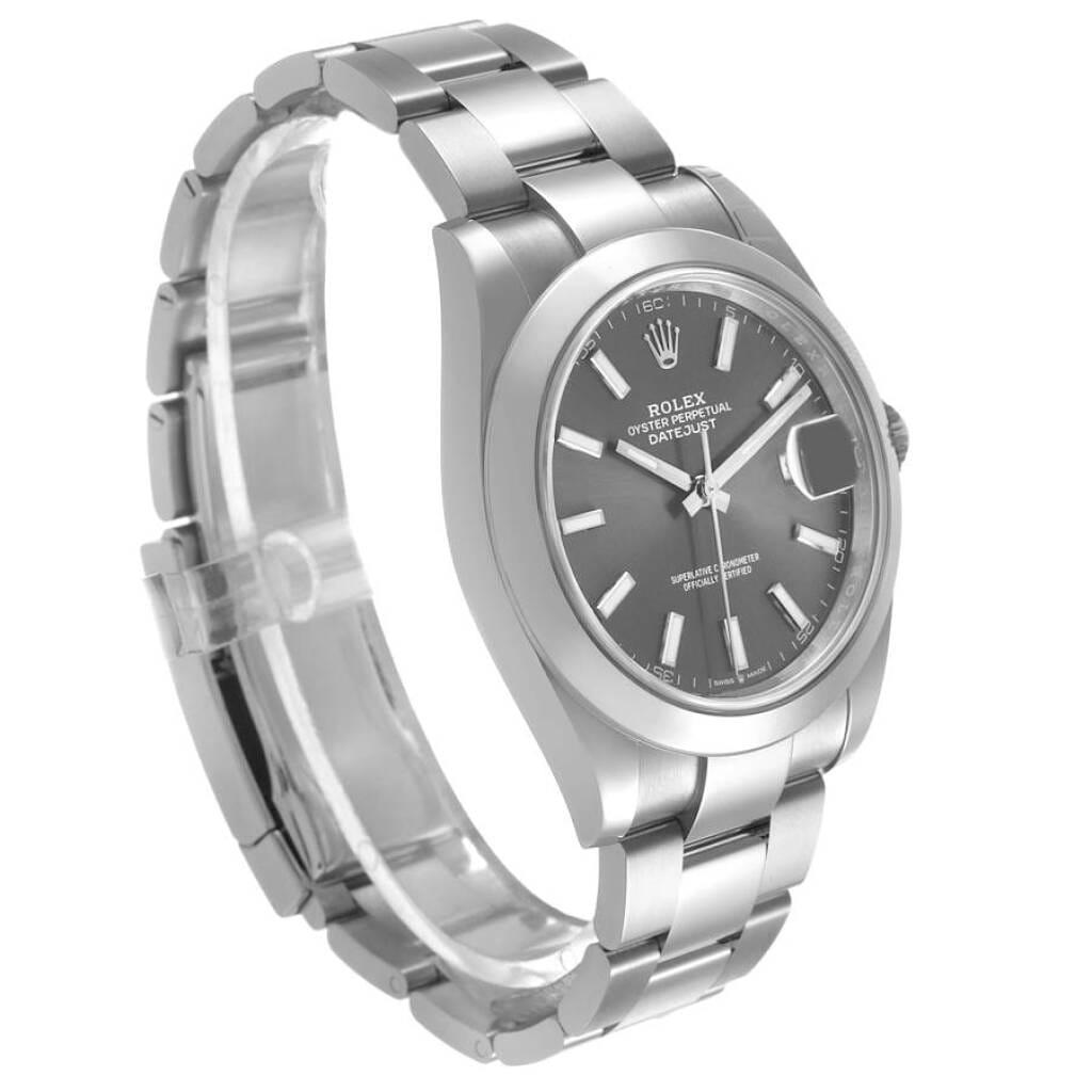 Datejust (Reference 126300). A 41mm unworn stainless steel automatic wristwatch with date. 2025