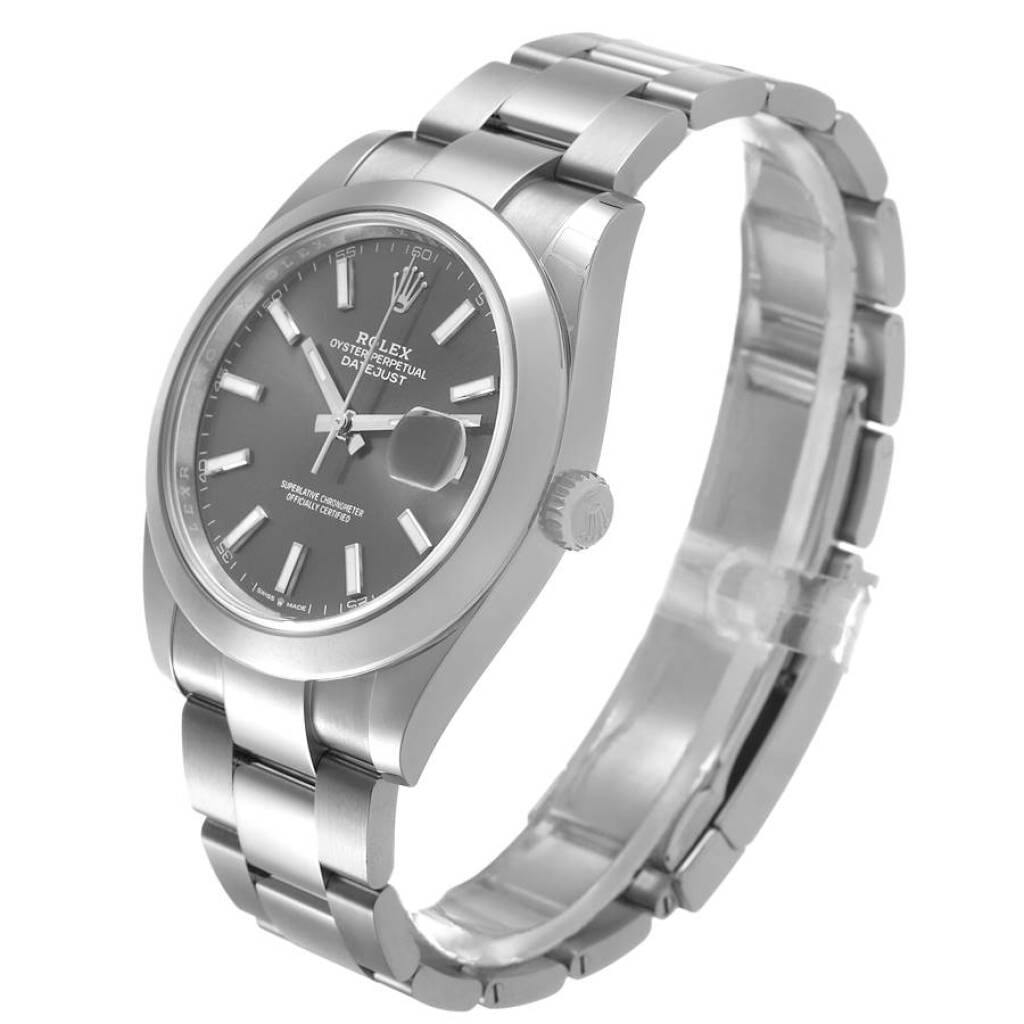 Datejust (Reference 126300). A 41mm unworn stainless steel automatic wristwatch with date. 2025