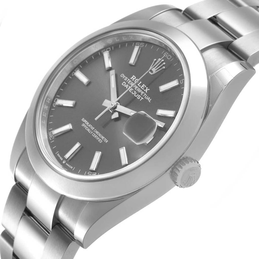 Datejust (Reference 126300). A 41mm unworn stainless steel automatic wristwatch with date. 2025