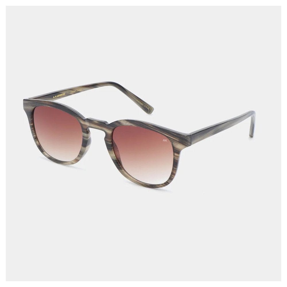 A. Kjaerbede Bate Sunglasses - Striped Horn