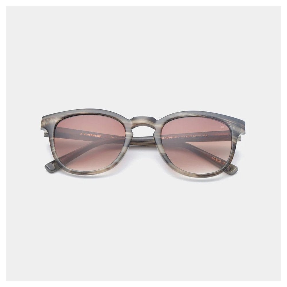 A. Kjaerbede Bate Sunglasses - Striped Horn