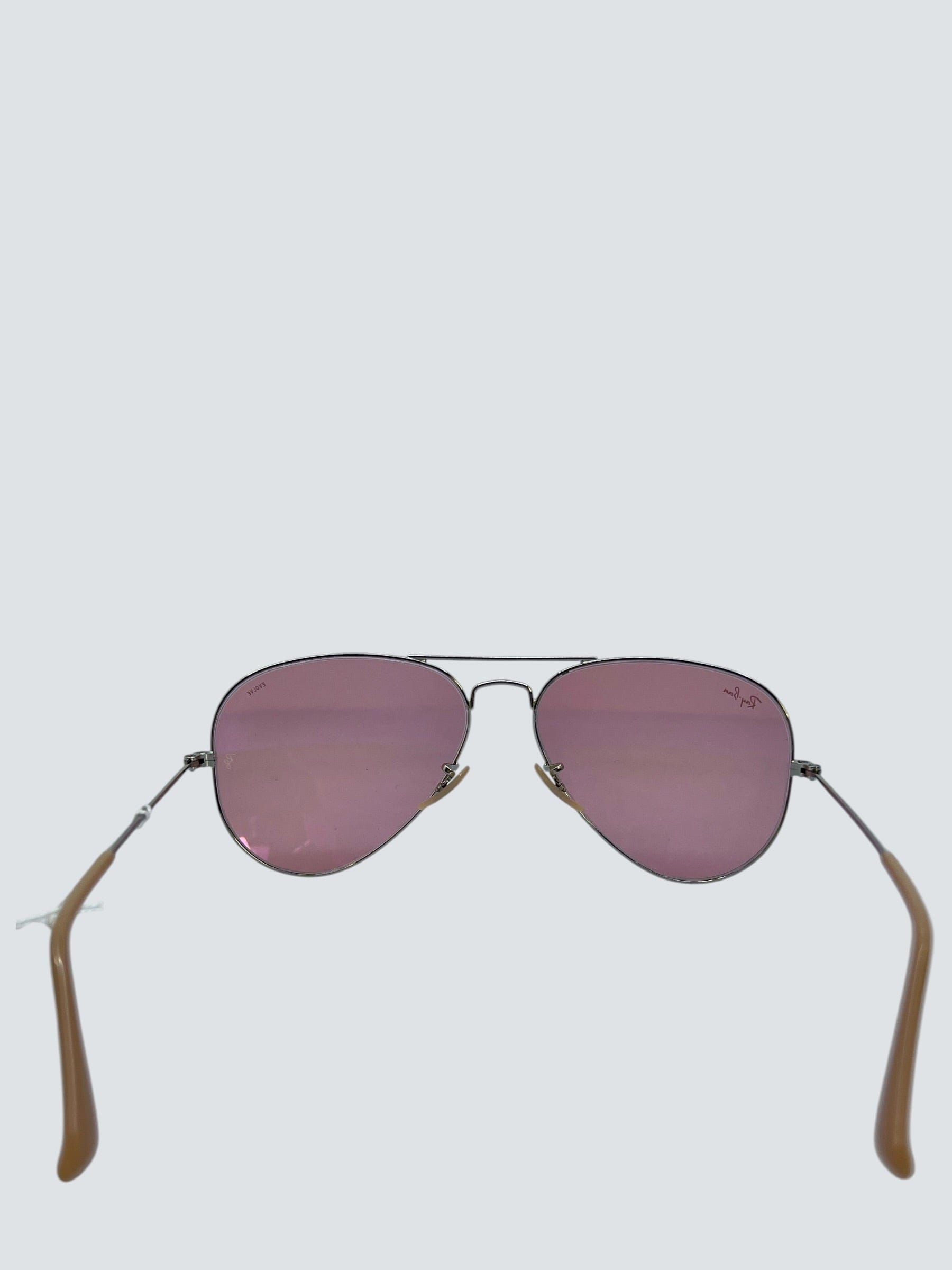 Raybans Ray - Ban Pink Aviator Sunglasses