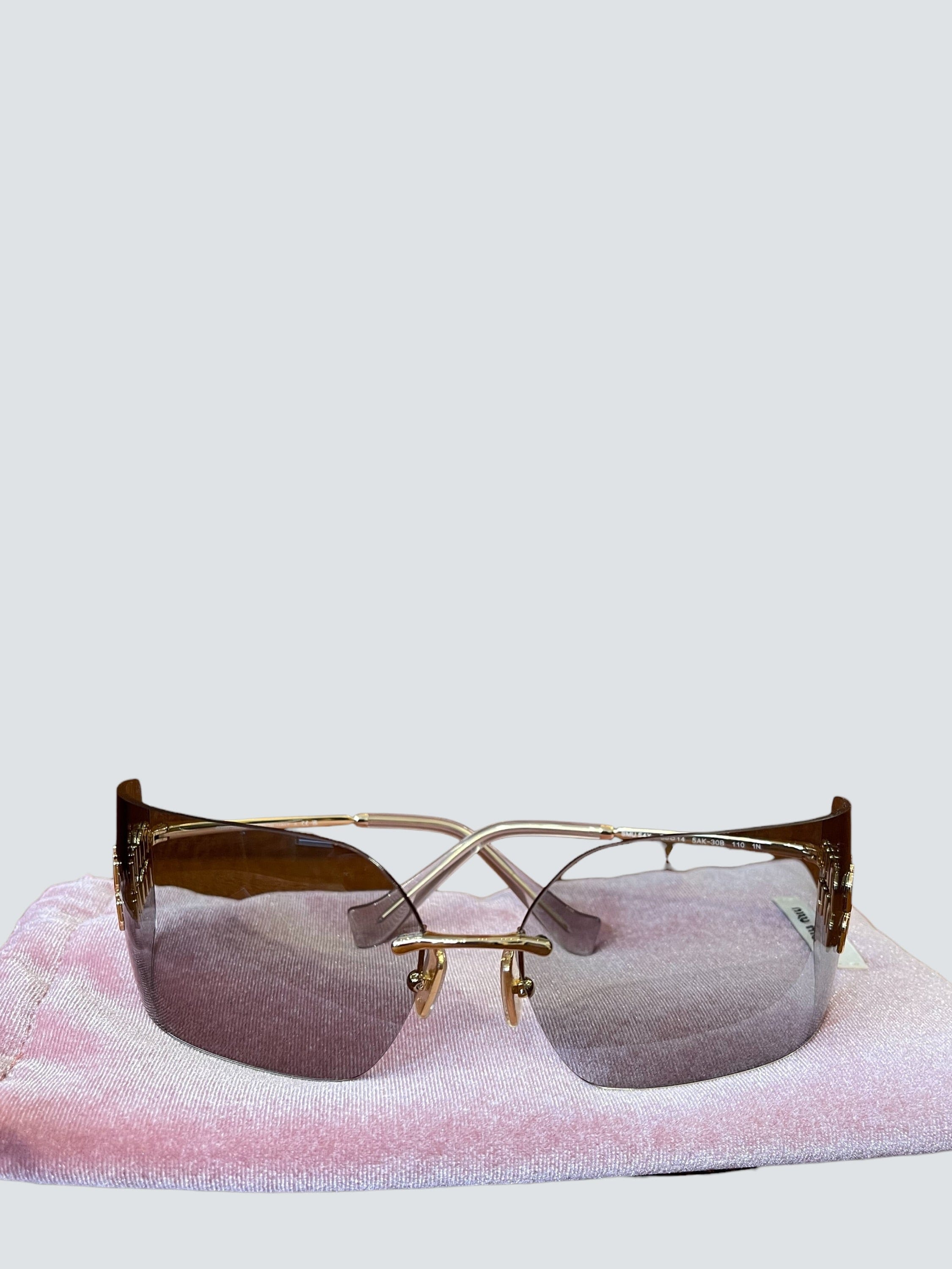Miumiu Miu Miu Clear Acetate Sunglasses