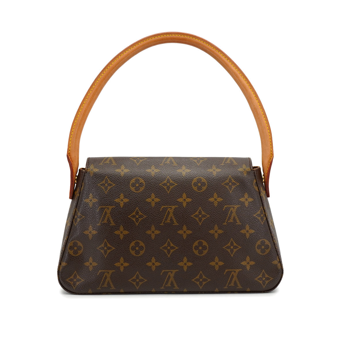 Purpose LOUIS VUITTON MONOGRAM MINI LOOPING SHOULDER BAG BROWN M51147 90326785