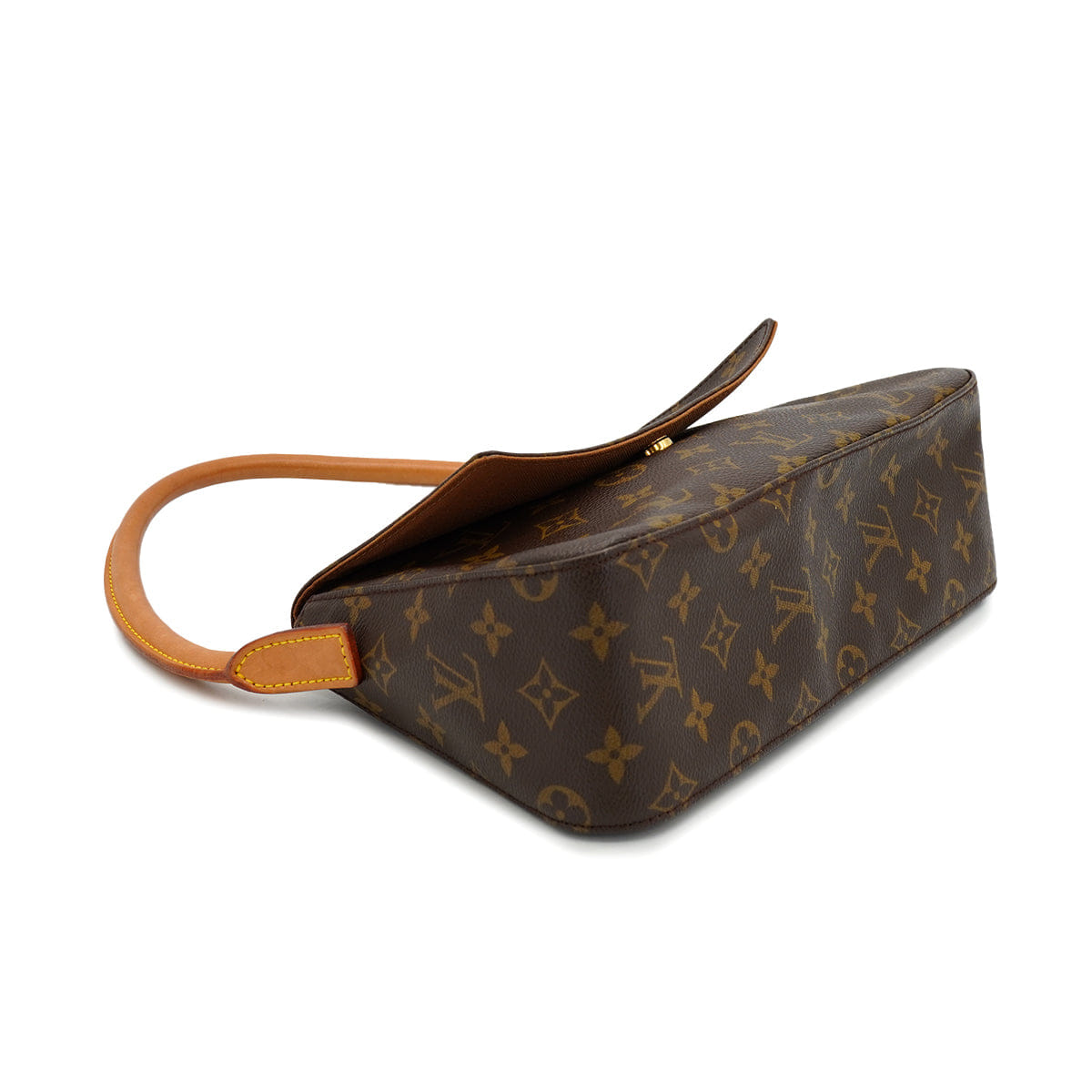 Purpose LOUIS VUITTON MONOGRAM MINI LOOPING SHOULDER BAG BROWN M51147 90326785