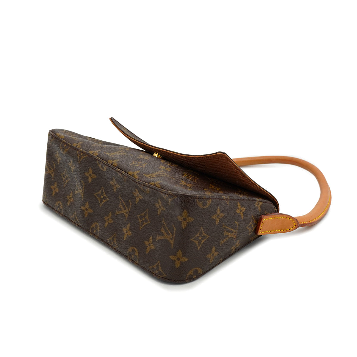 Purpose LOUIS VUITTON MONOGRAM MINI LOOPING SHOULDER BAG BROWN M51147 90326785