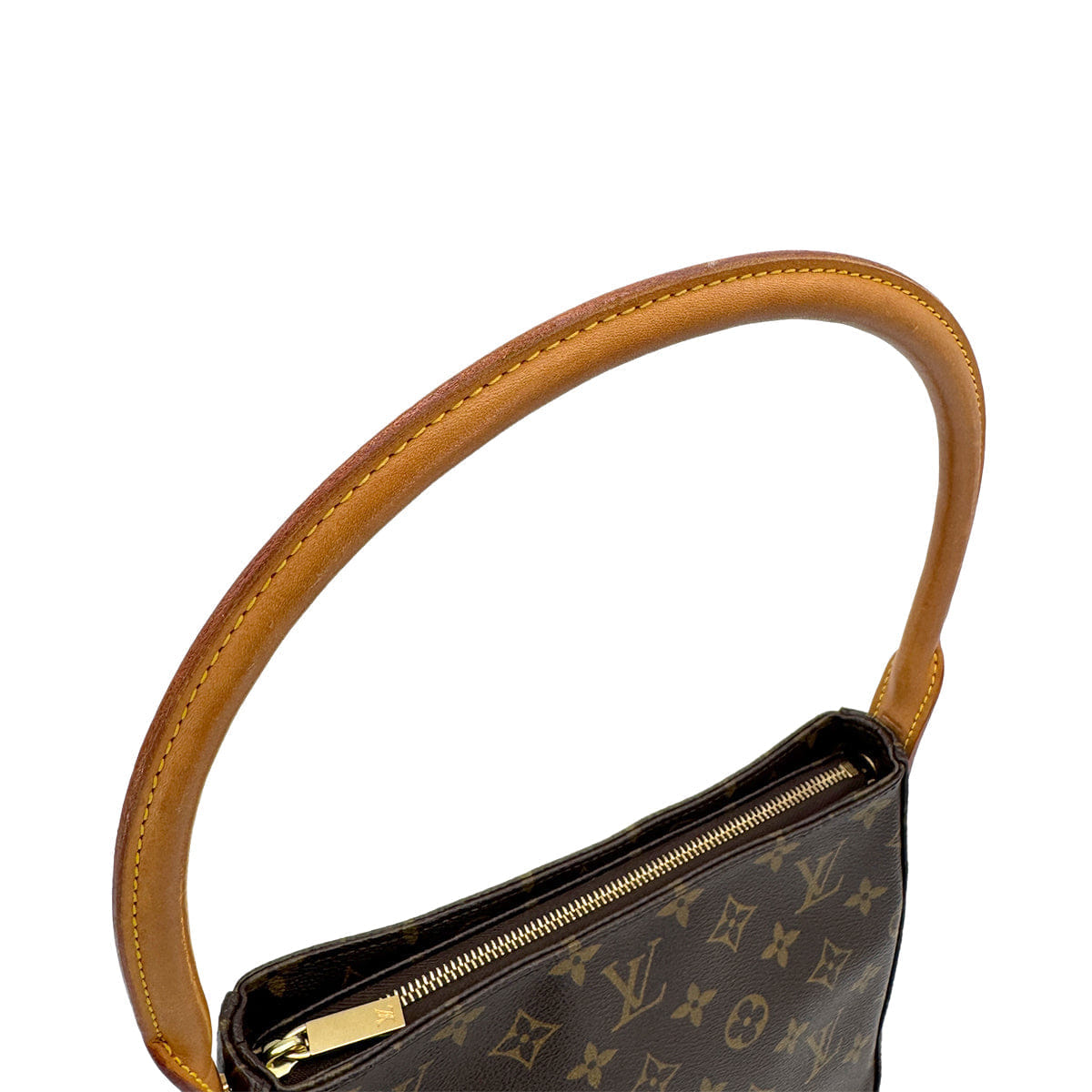 Luxury Promise Japan LOUIS VUITTON MONOGRAM LOOPING MM SHOULDER BAG BROWN M51146 90312579