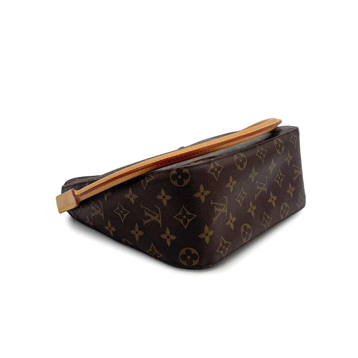Luxury Promise Japan LOUIS VUITTON MONOGRAM LOOPING MM SHOULDER BAG BROWN M51146 90311981