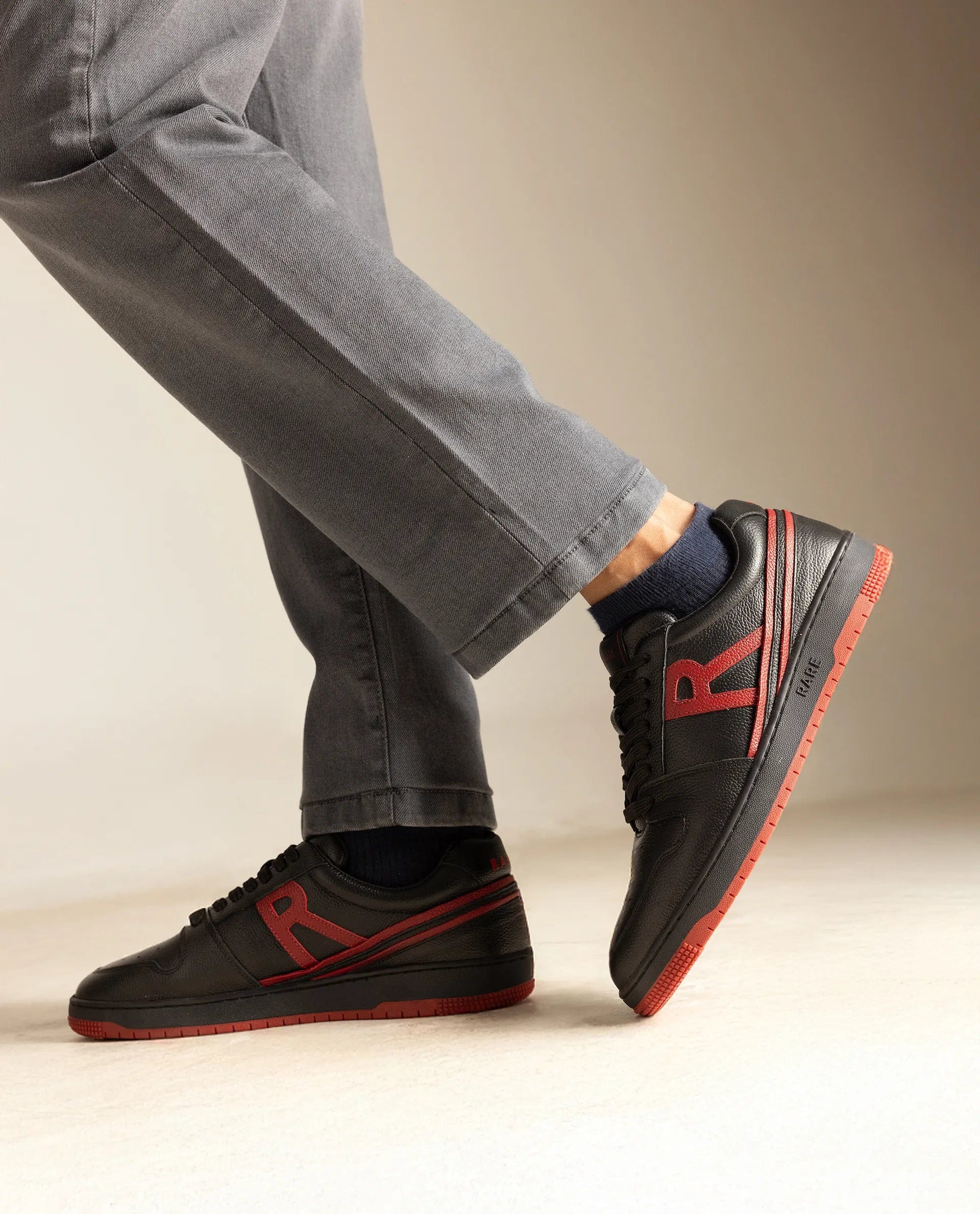 RAREZ Rare Rabbit Men Adonis Black Lace - Up Closure Shoes