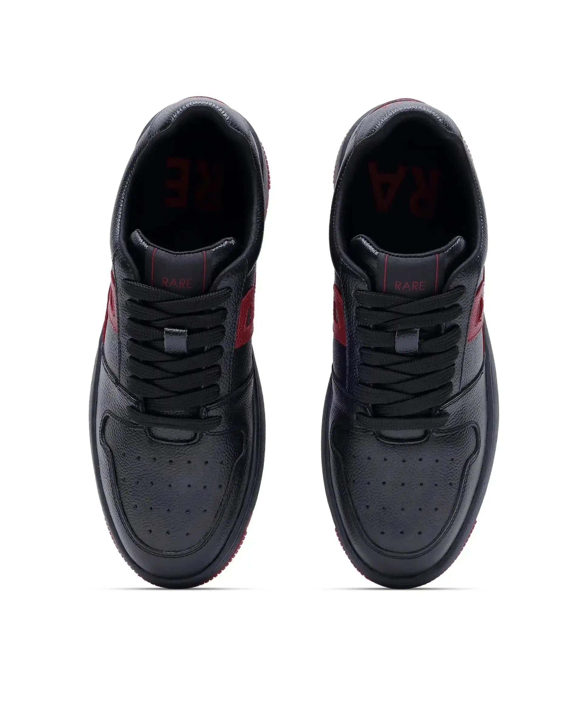 RAREZ Rare Rabbit Men Adonis Black Lace - Up Closure Shoes