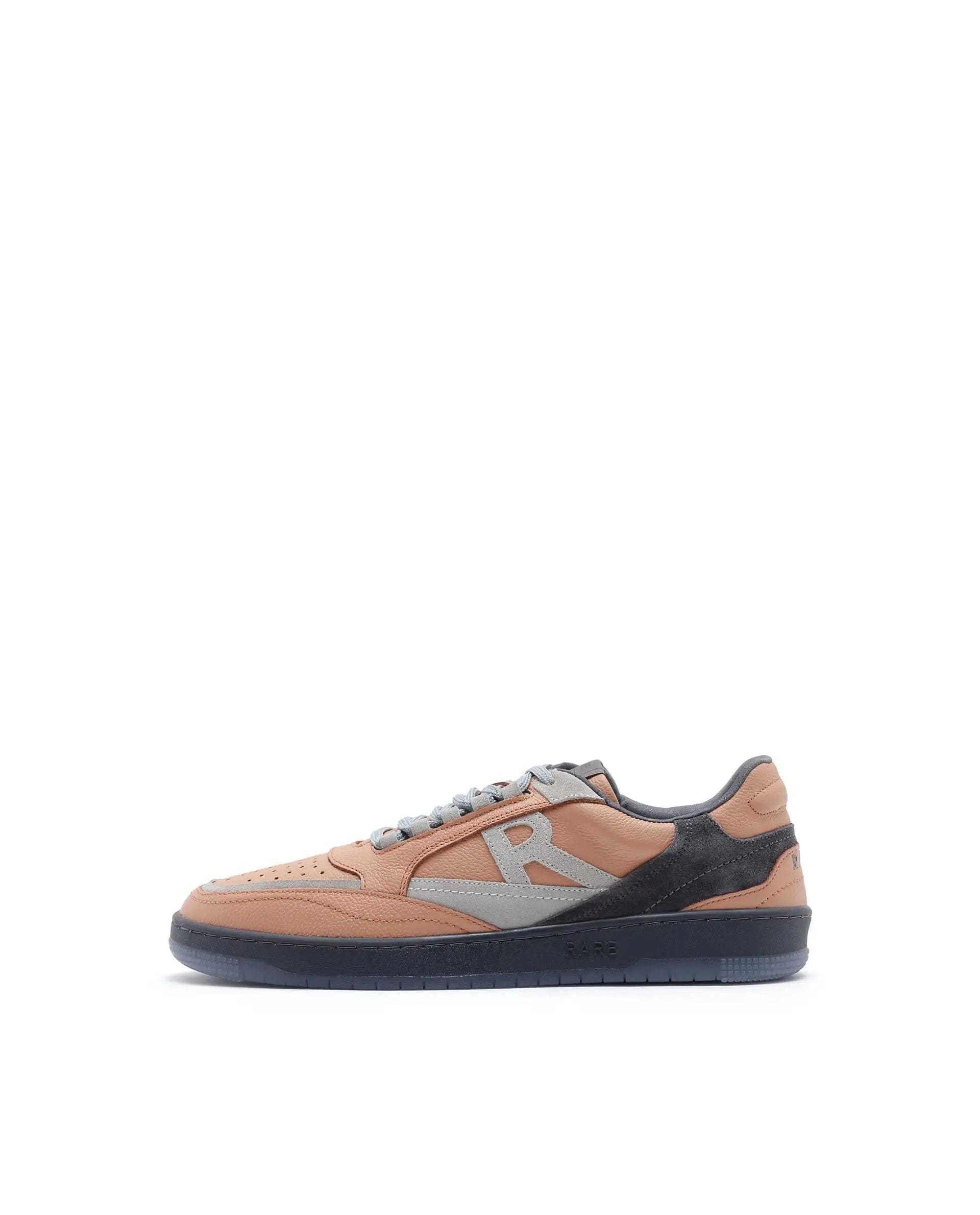 RAREZ Rare Rabbit Men's Amur Orange Plain Shoes