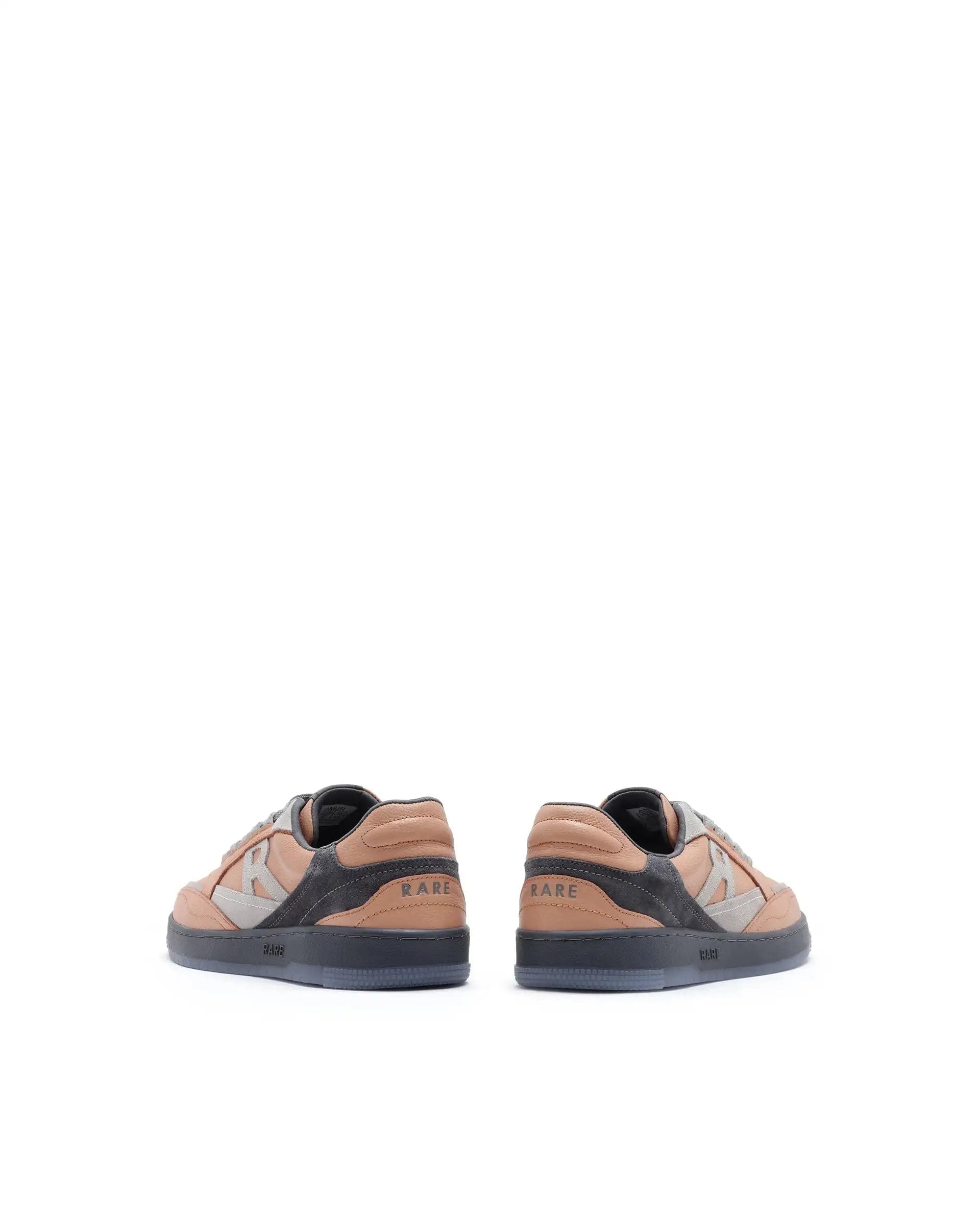 RAREZ Rare Rabbit Men's Amur Orange Plain Shoes