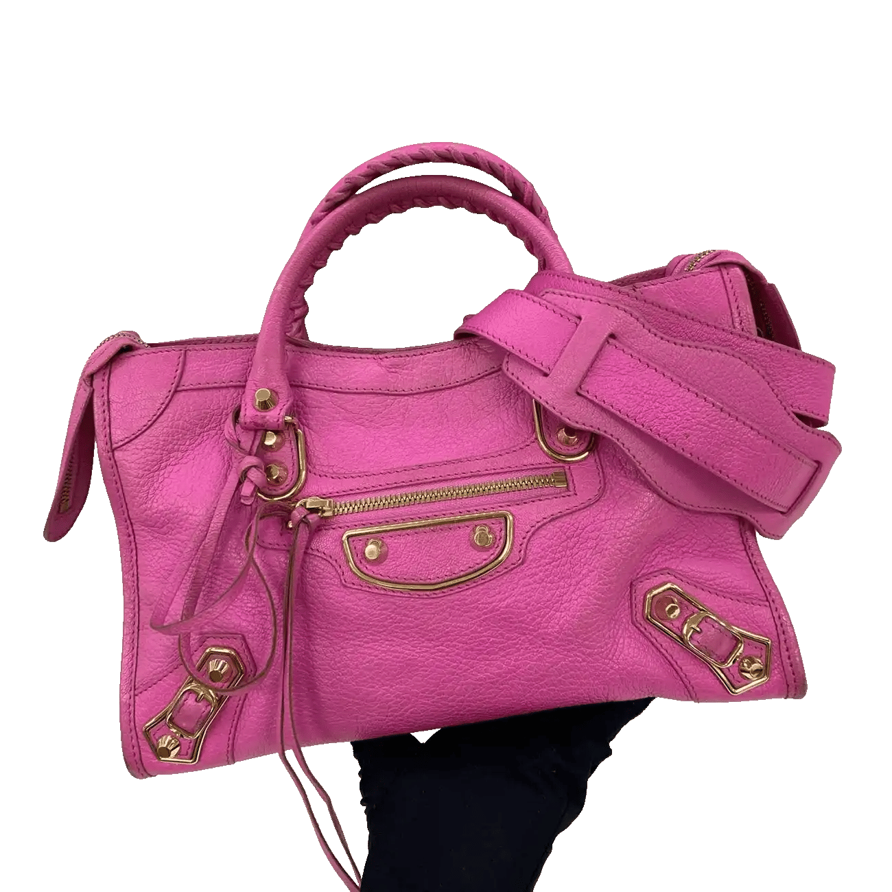 True To Sole Balenciaga 432831 2Way Shoulder Bag Pink