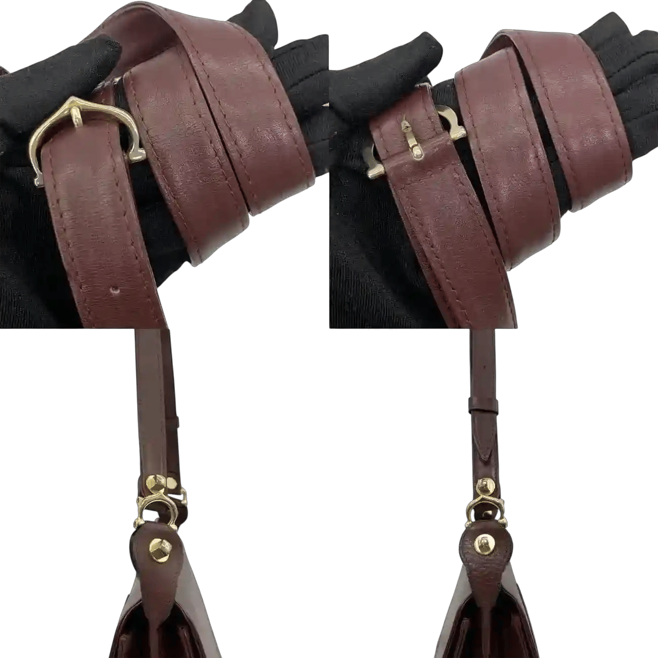 True To Sole Cartier Red Maroon Must De Cartier Messenger Shoulder Bag